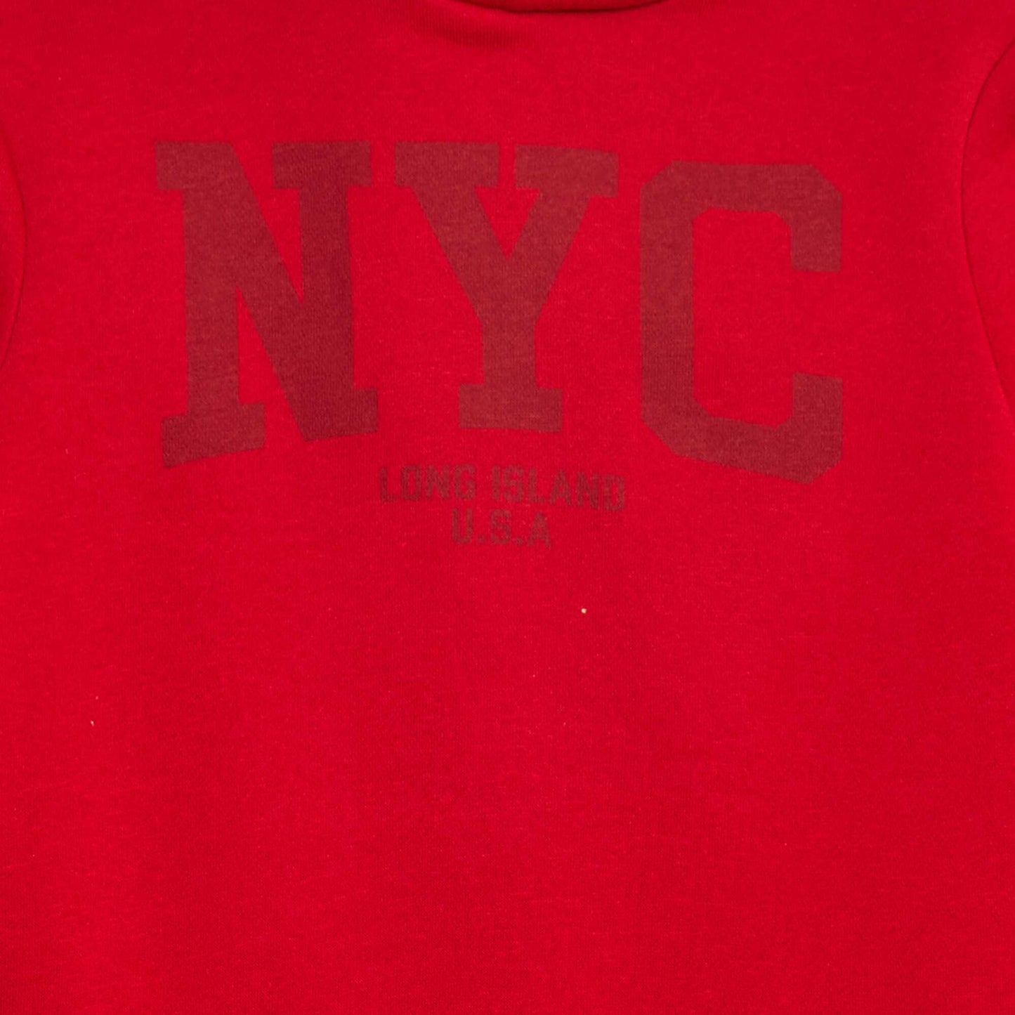Sweatshirt fabric hoodie RED