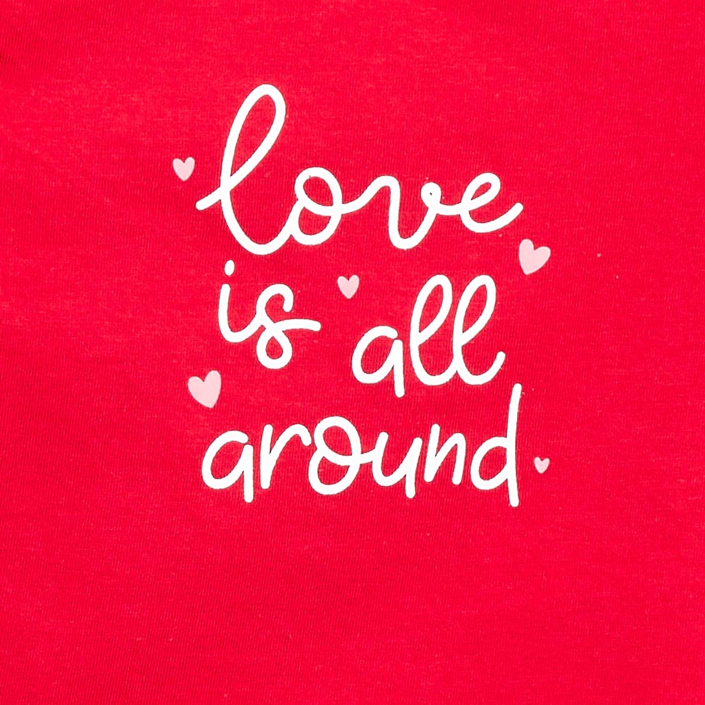 Printed Short-Sleeved T-Shirt RED