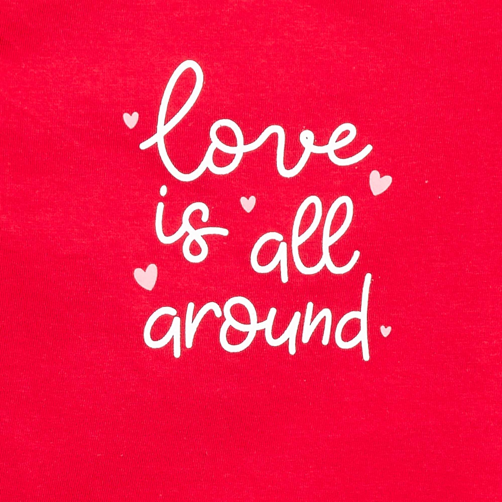 Printed Short-Sleeved T-Shirt RED