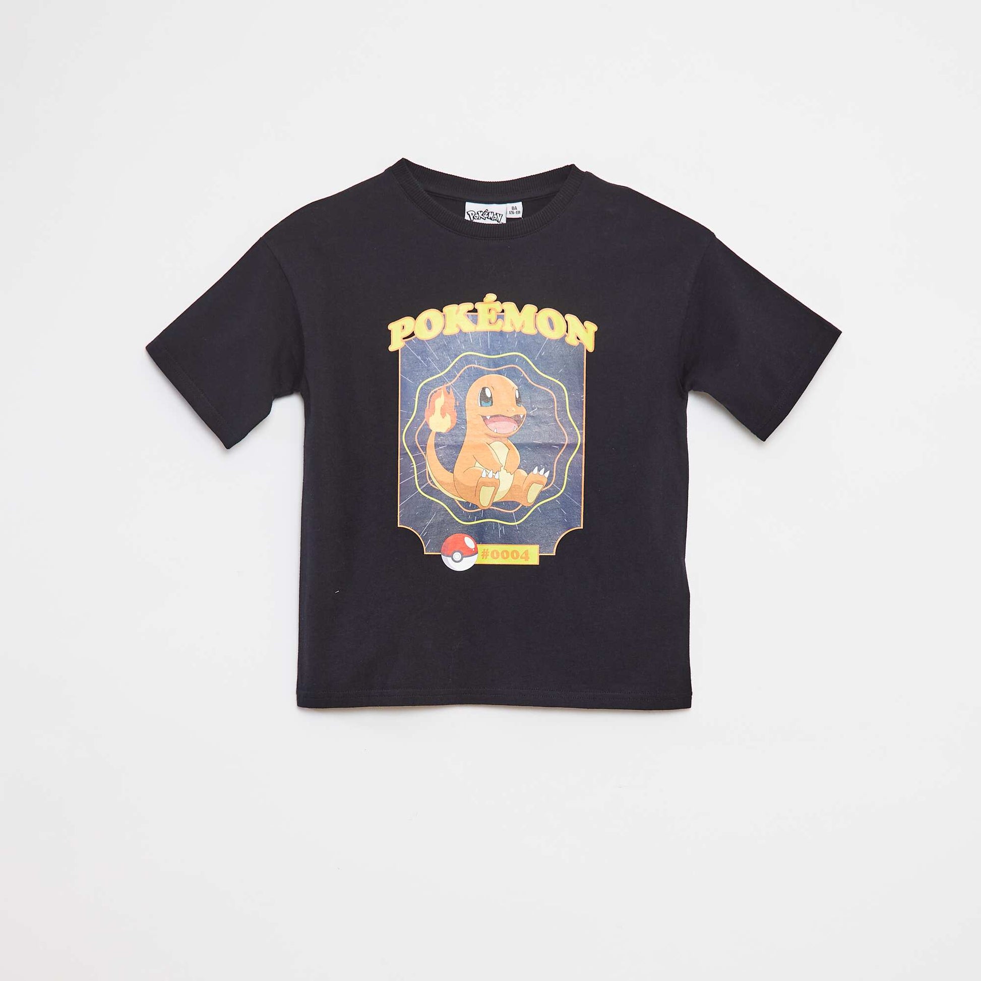 'Charmander' short-sleeved T-shirt BLACK