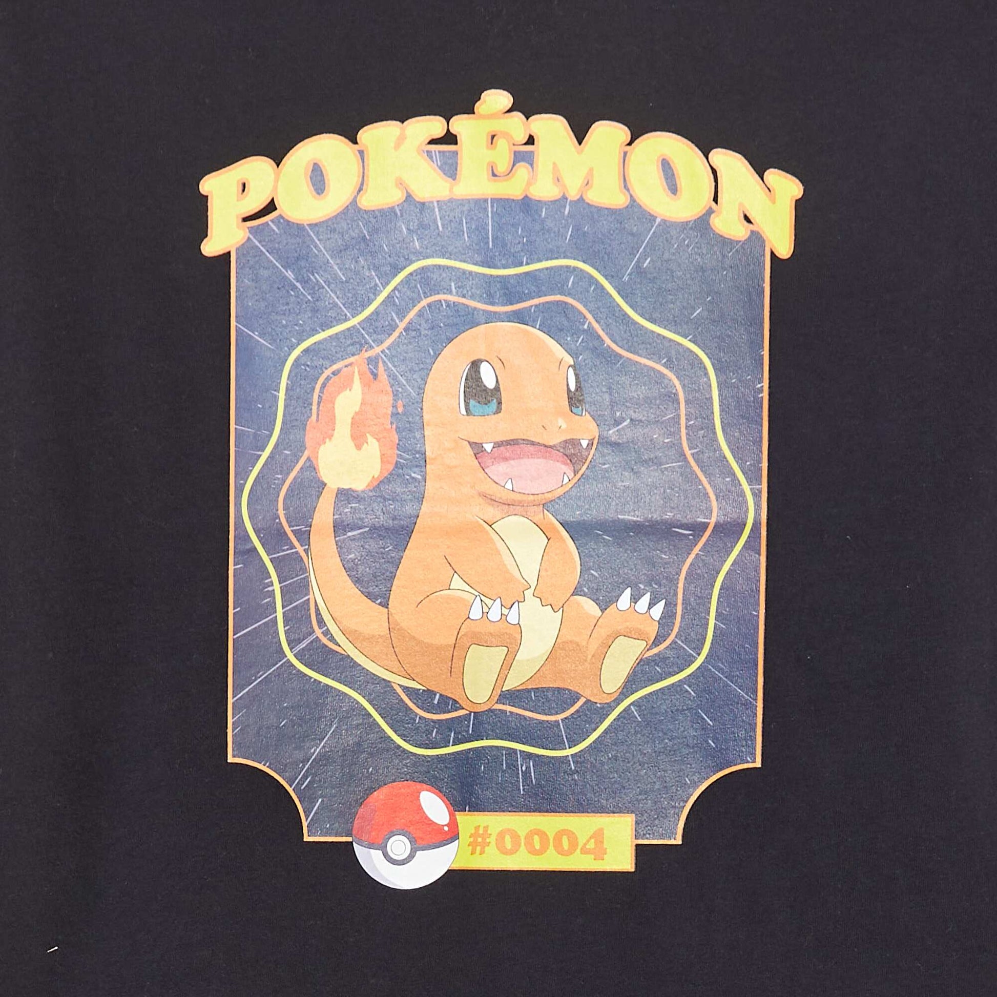'Charmander' short-sleeved T-shirt BLACK