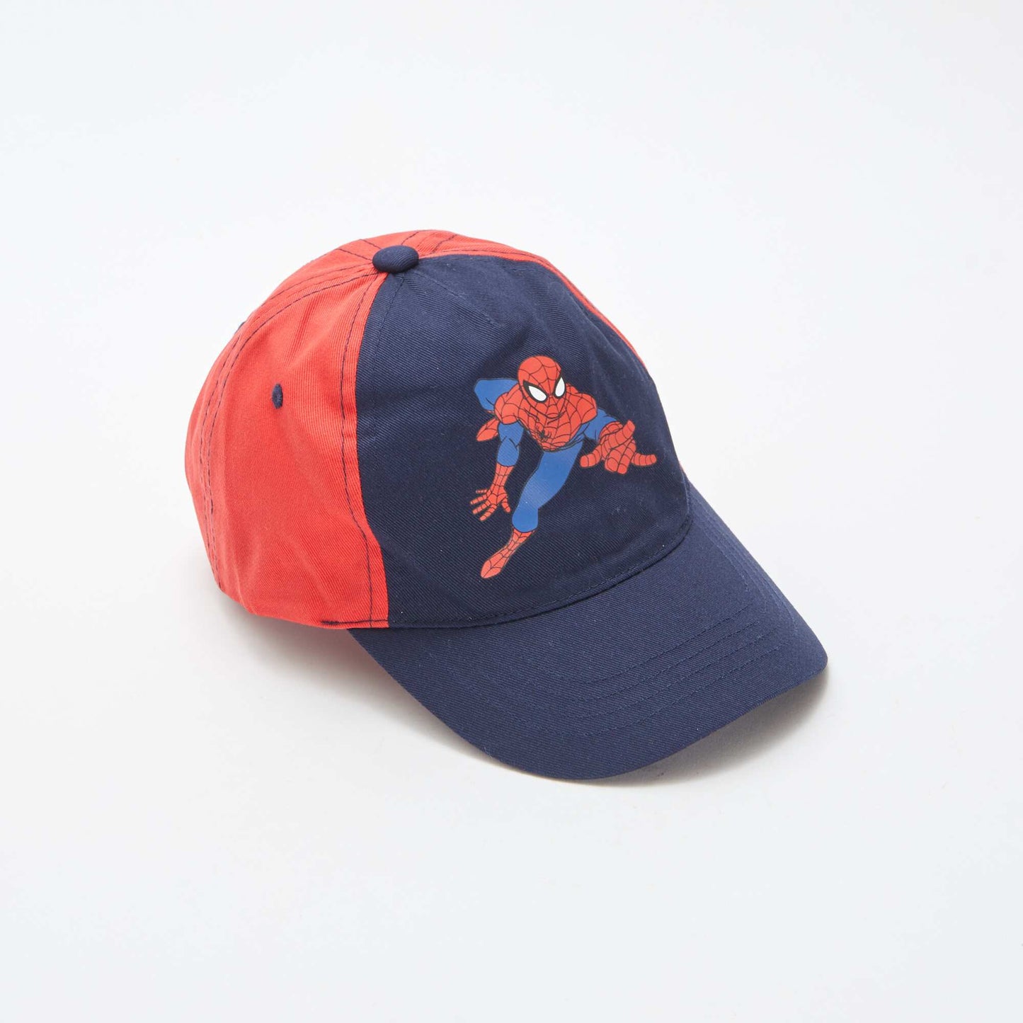 'Spiderman' print cap BLUE