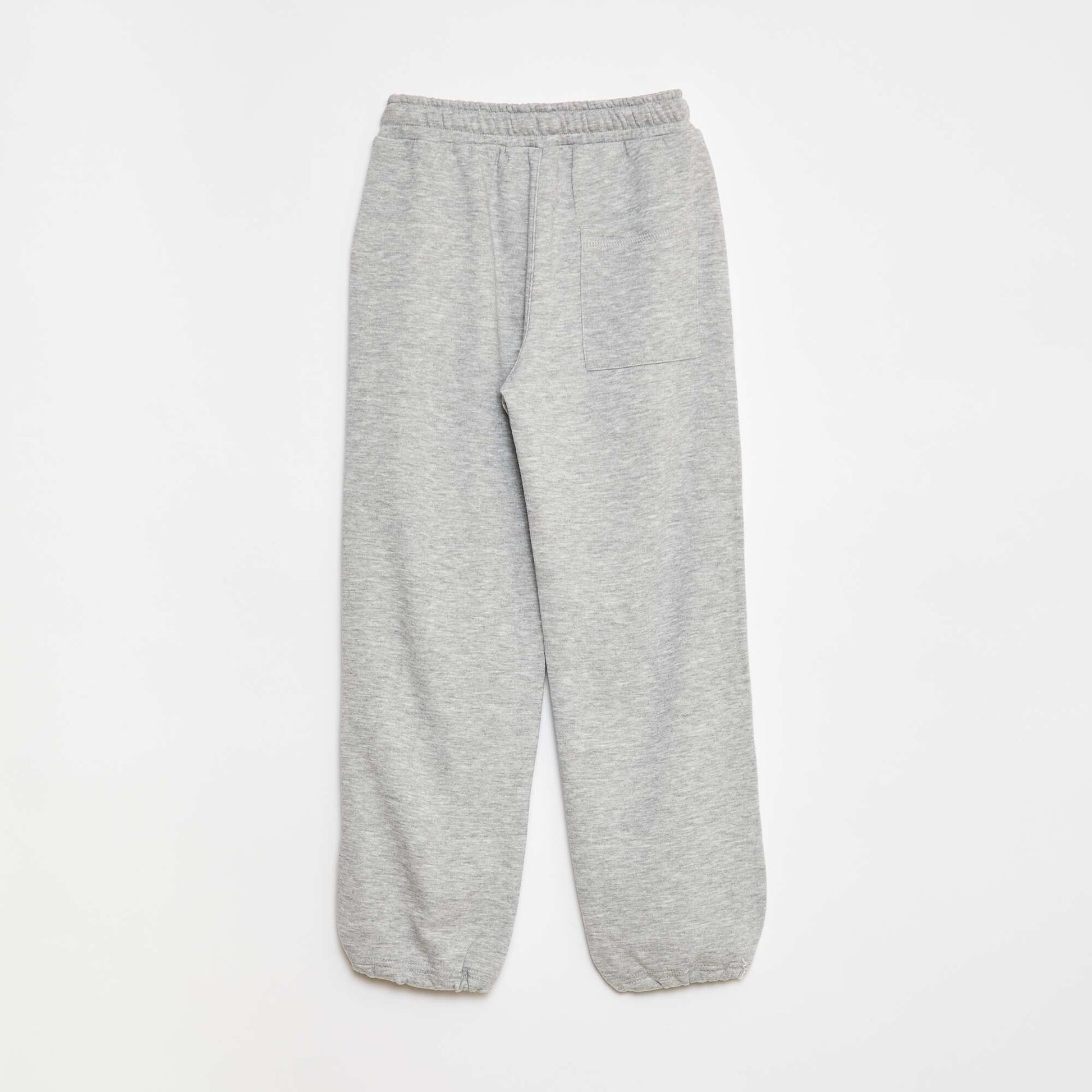 French terry joggers with contrasting trim BLUE