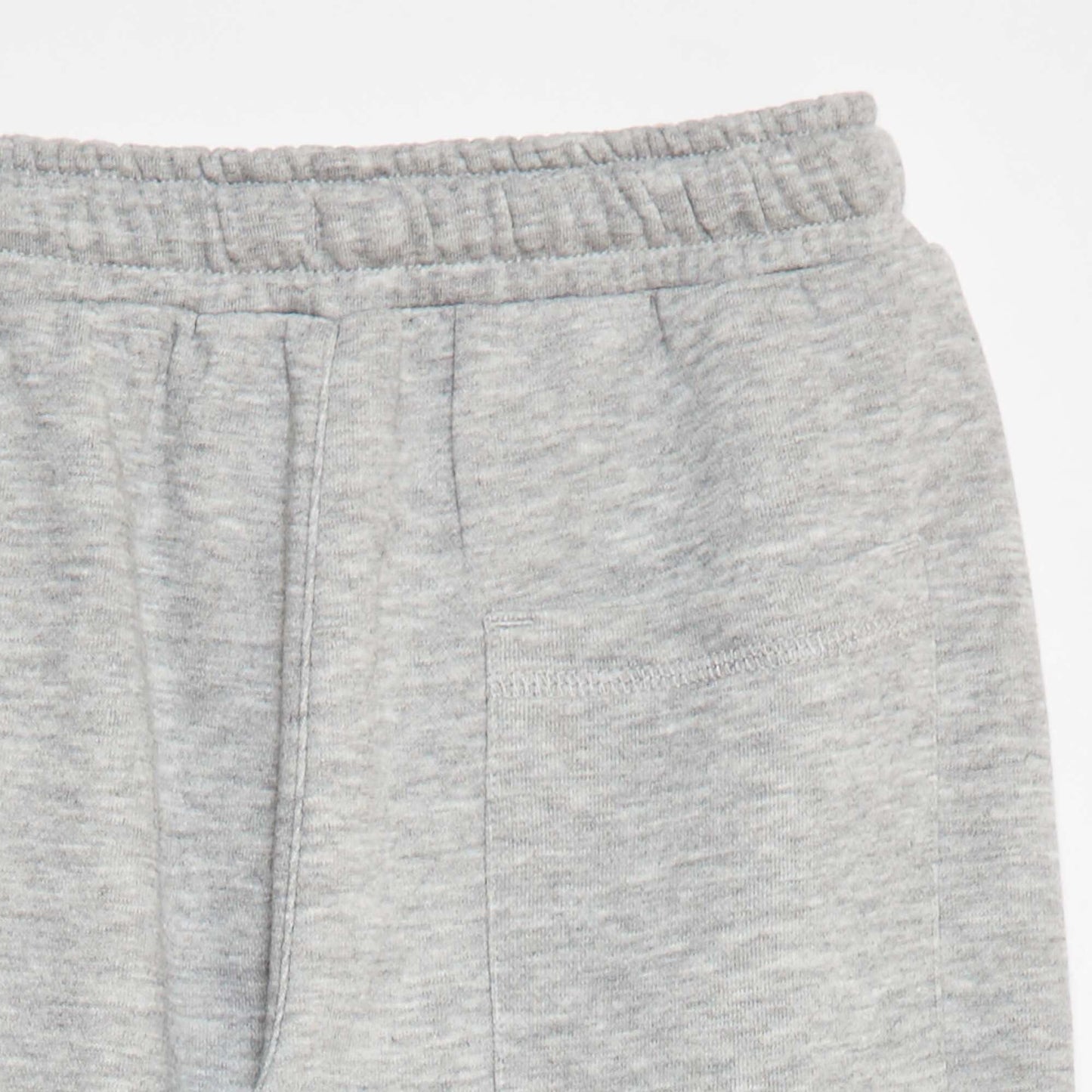 French terry joggers with contrasting trim BLUE