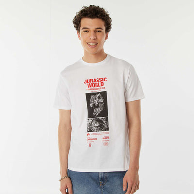 Short-sleeved 'Jurassic World' T-shirt BLACK