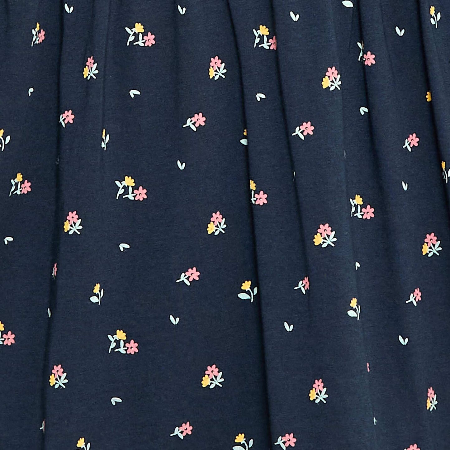 Cotton Print Dress BLUE