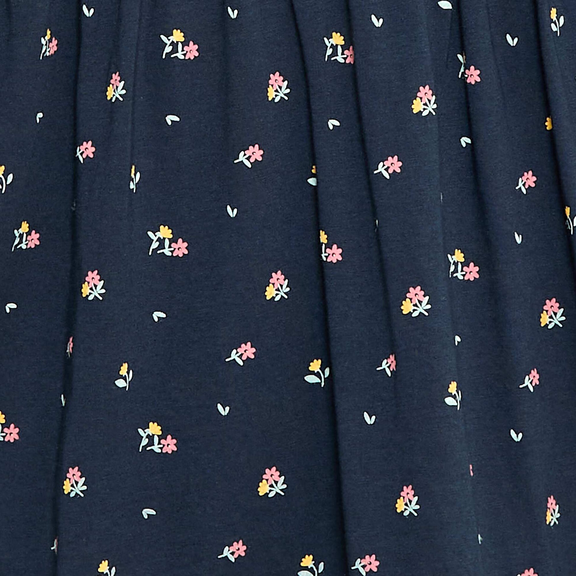 Cotton Print Dress BLUE