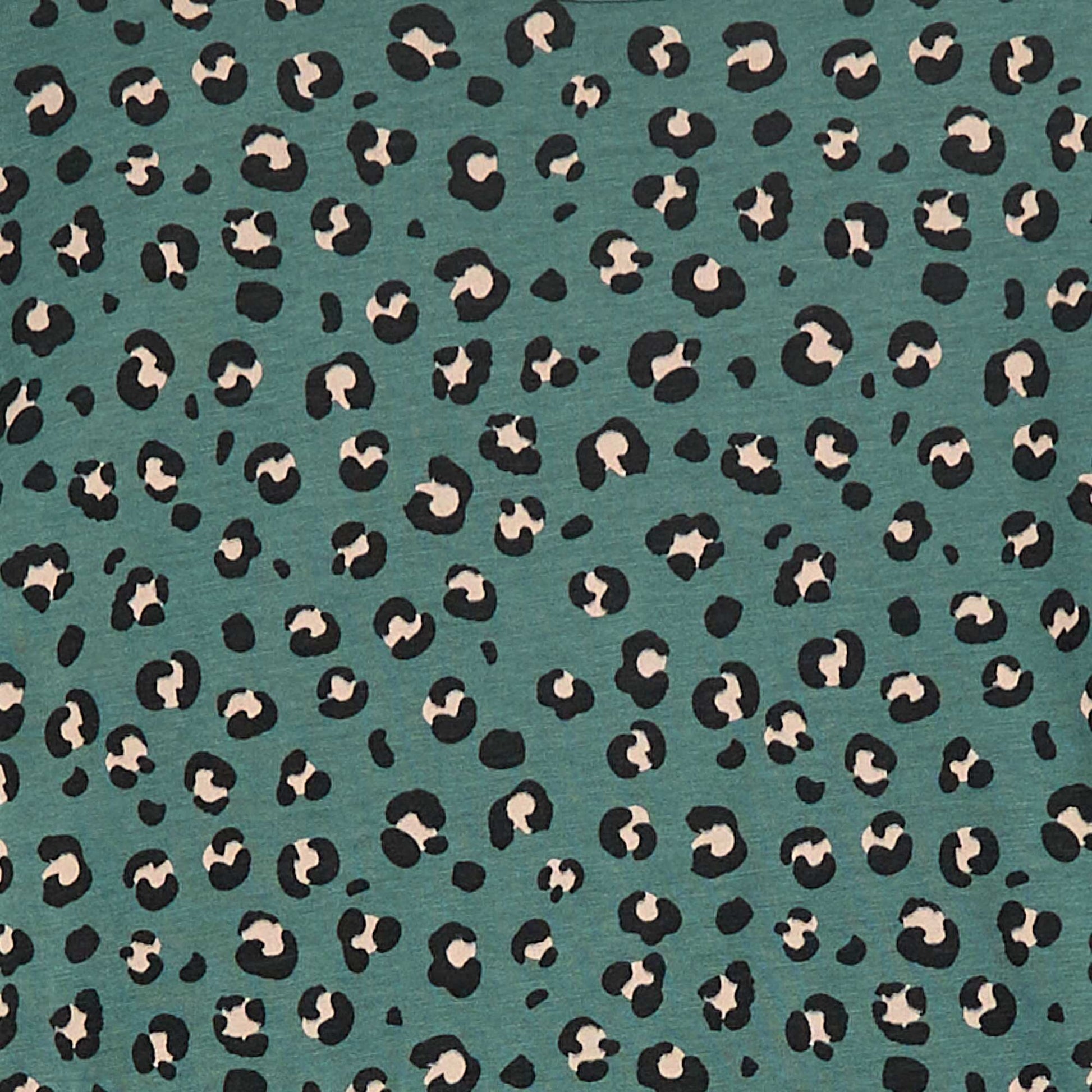 Cotton Patterned Dress GREEN