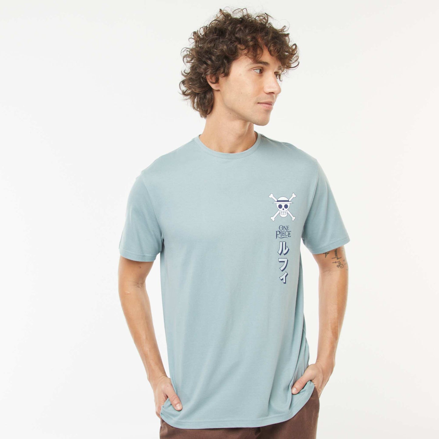 One Piece short-sleeved T-shirt BLUE