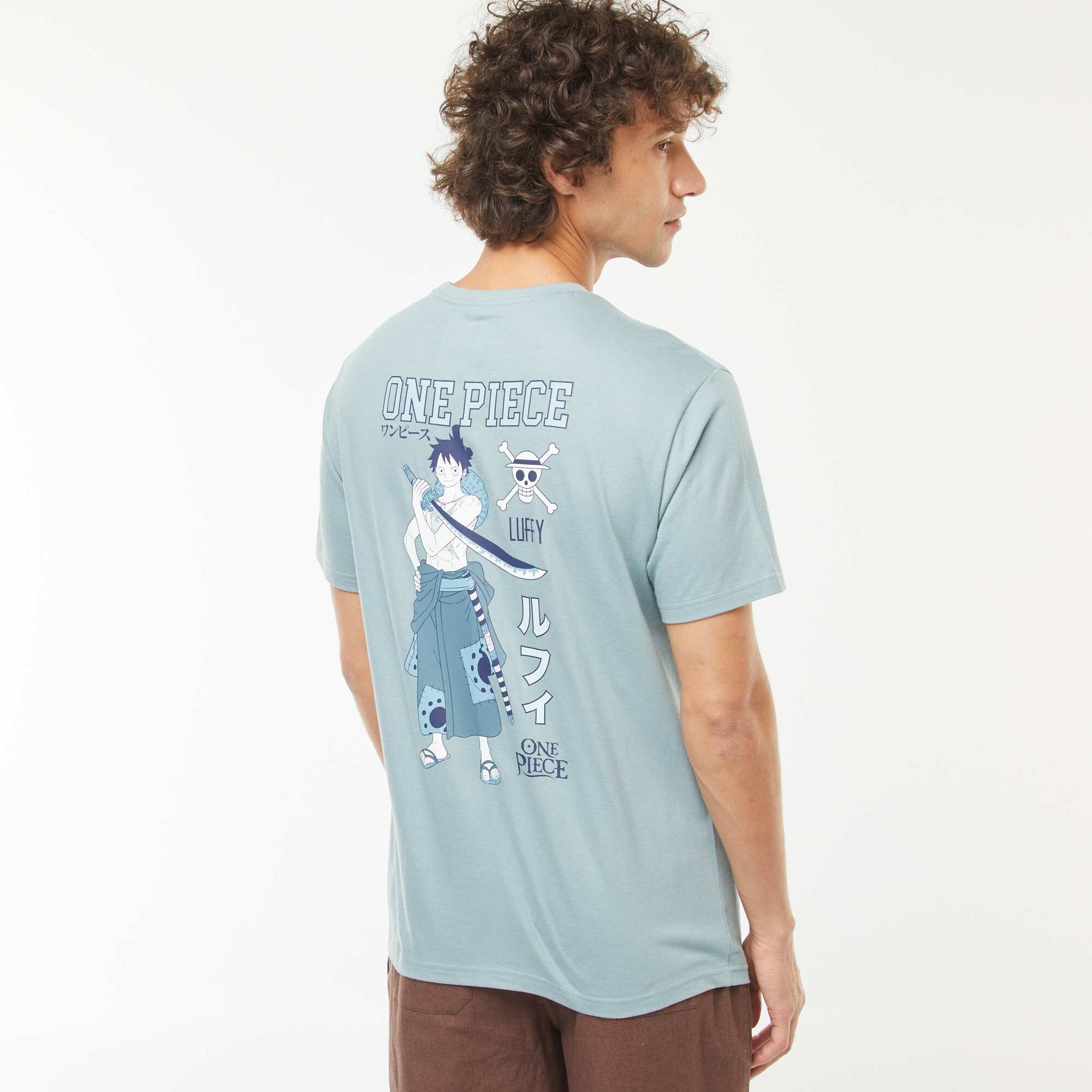 One Piece short-sleeved T-shirt BLUE