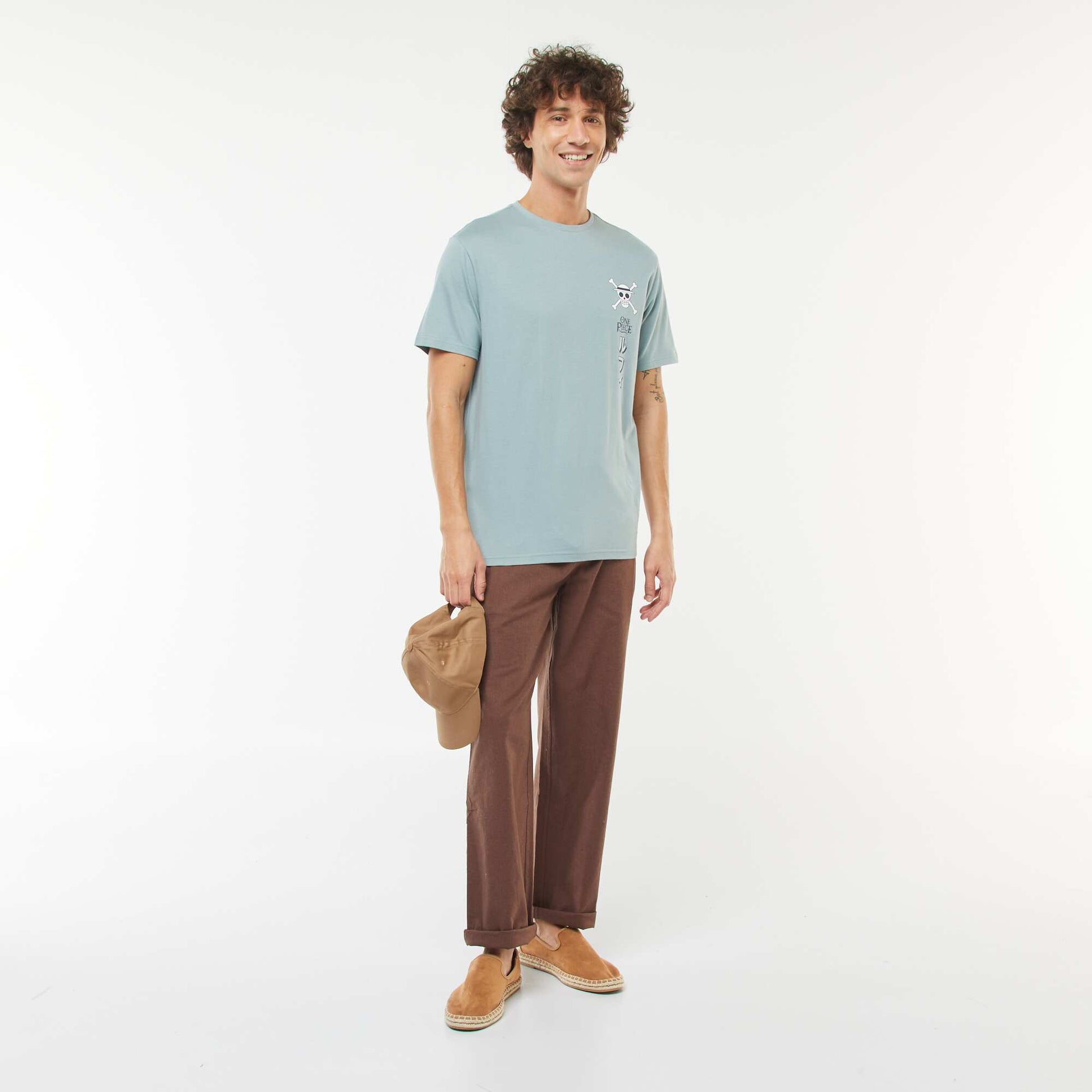One Piece short-sleeved T-shirt BLUE