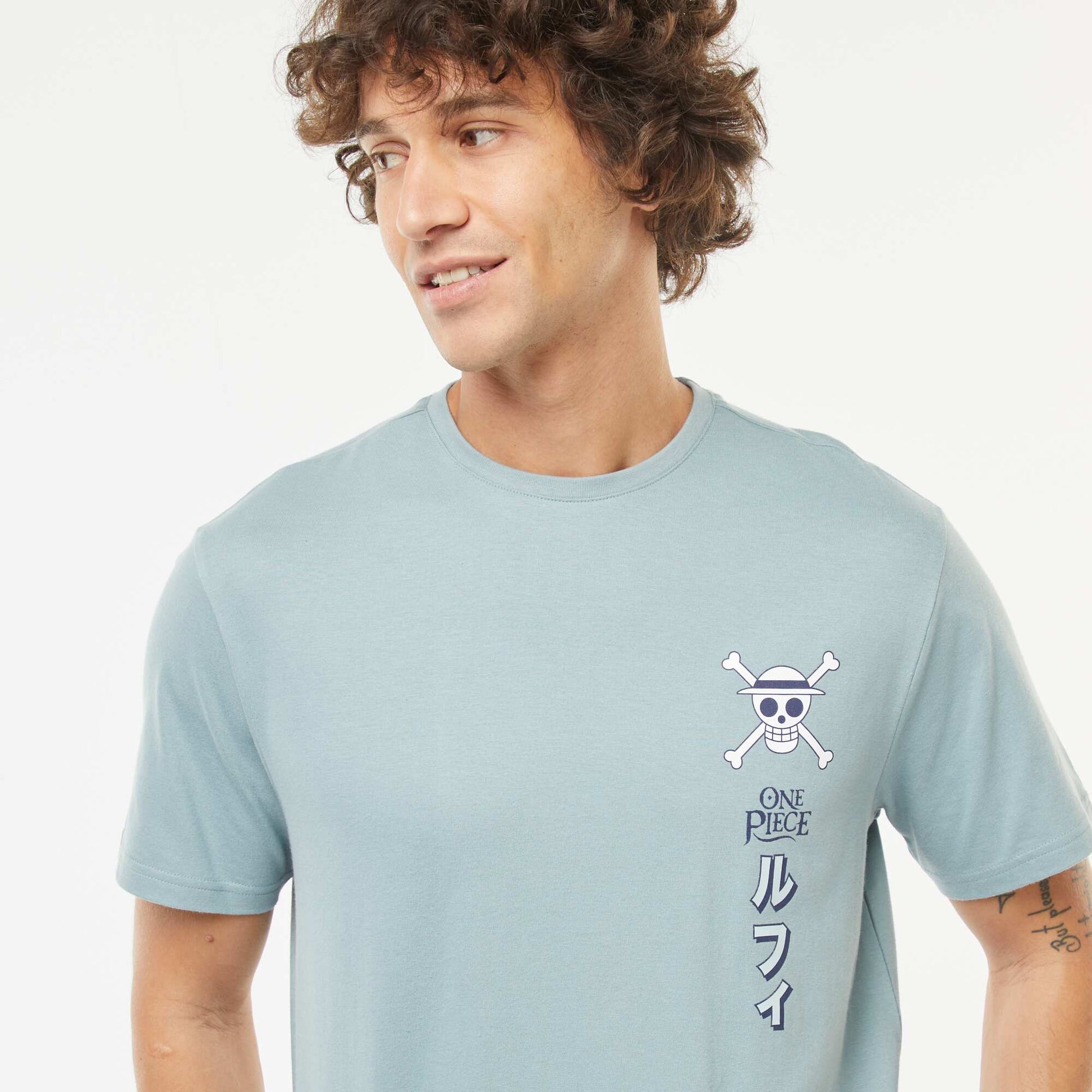 One Piece short-sleeved T-shirt BLUE