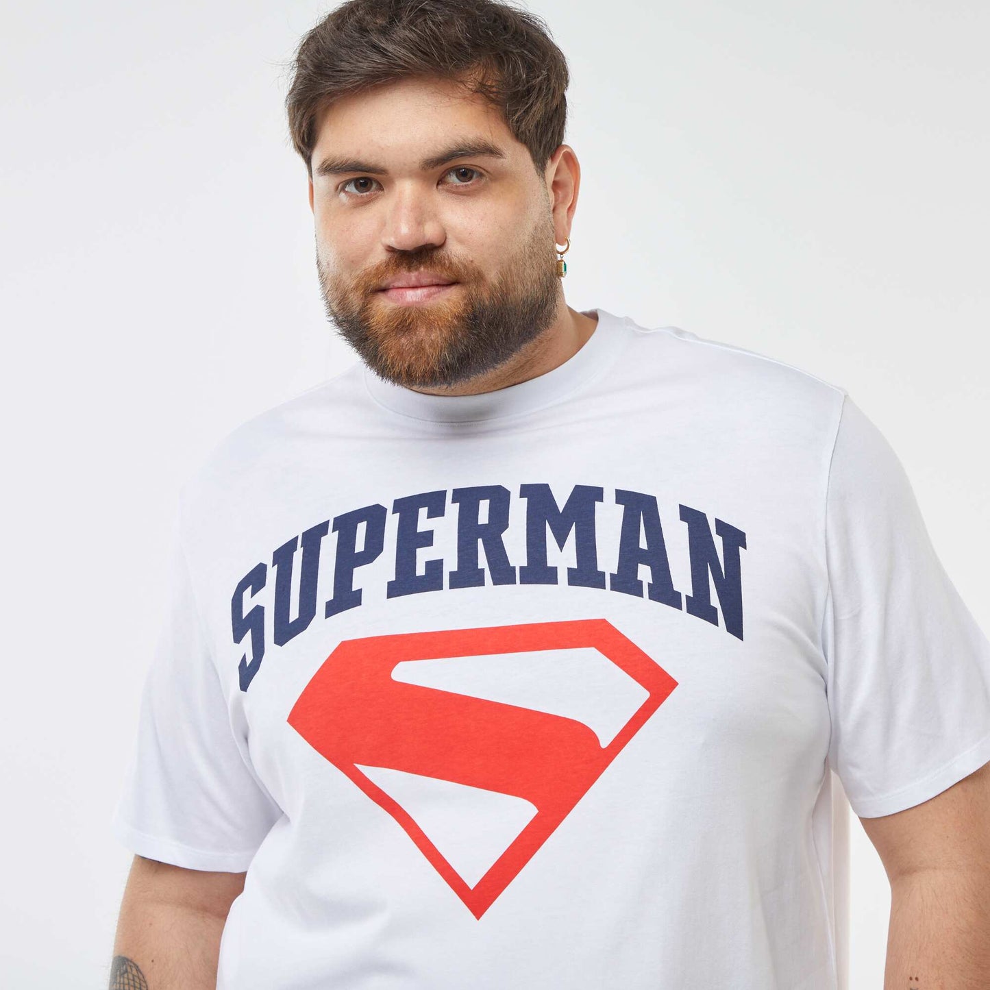 DC Comics Superman short-sleeved T-shirt WHITE