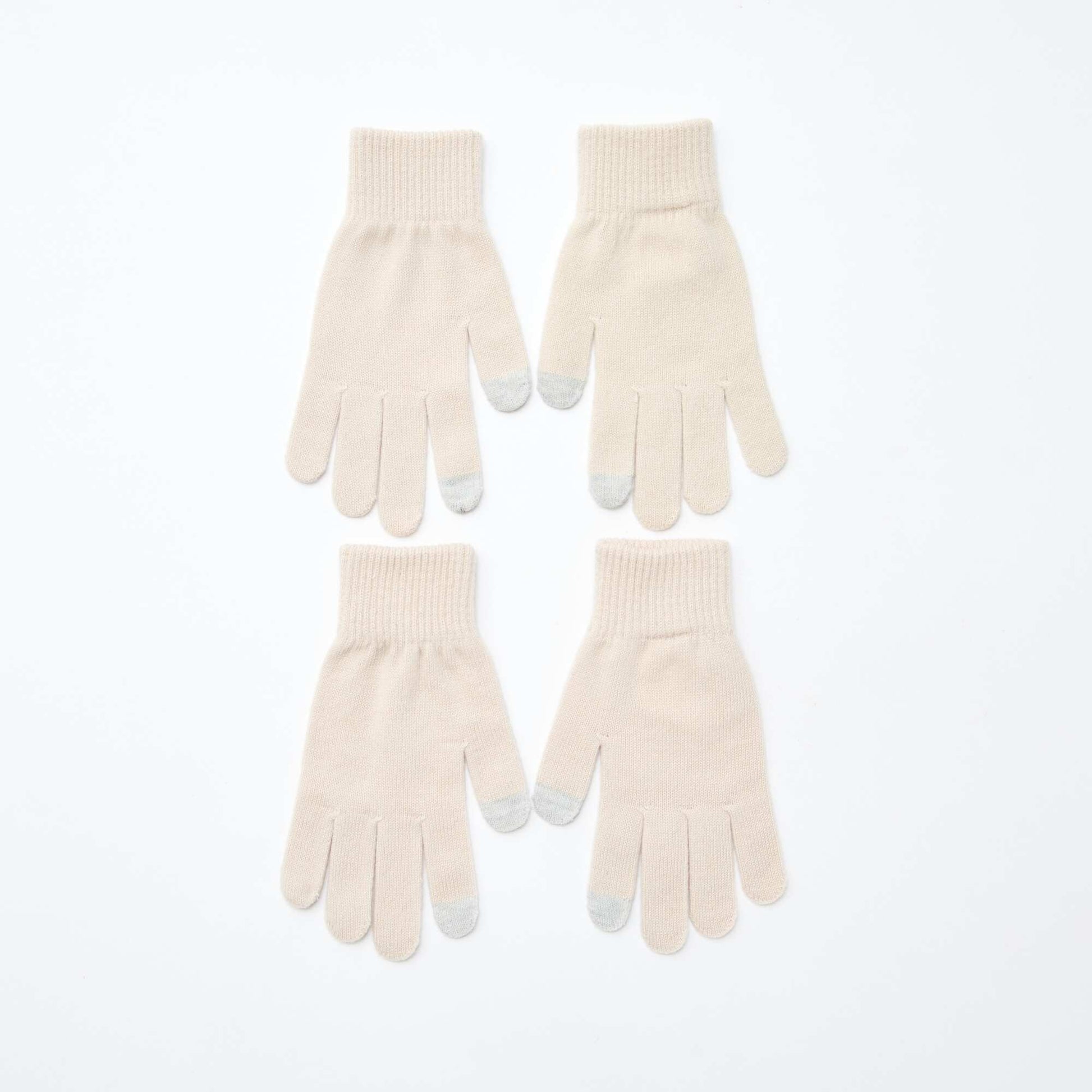 2-Pack Gloves BEIGE