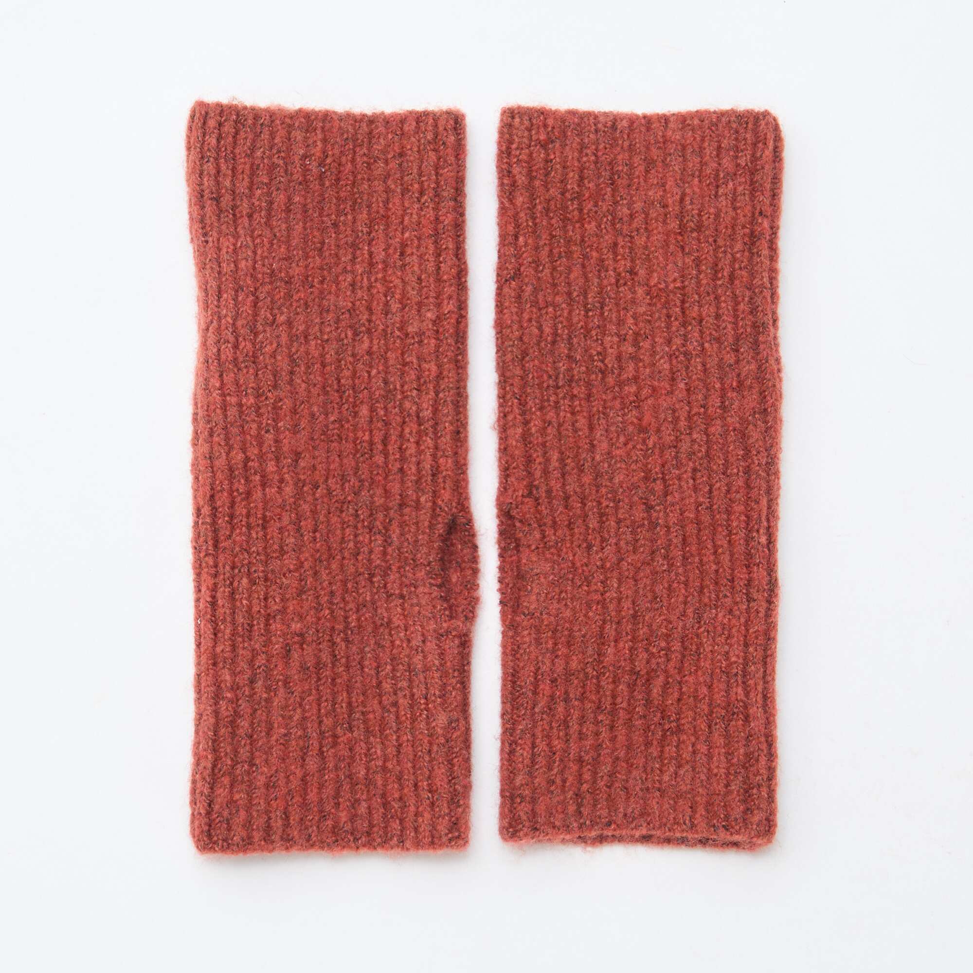 Solid-Color Fingerless Mitten with Cuff ORANGE – Kiabi KSA