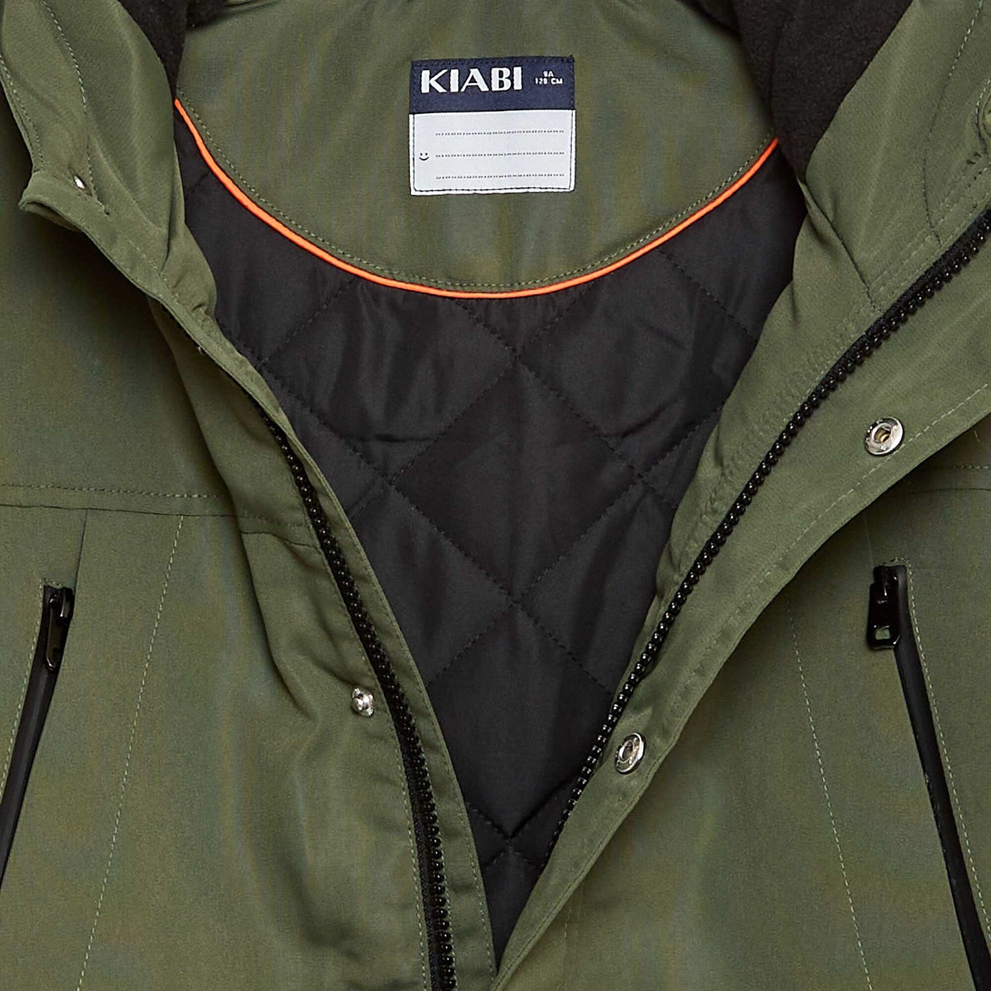 Water-Repellent Hooded Parka GREEN