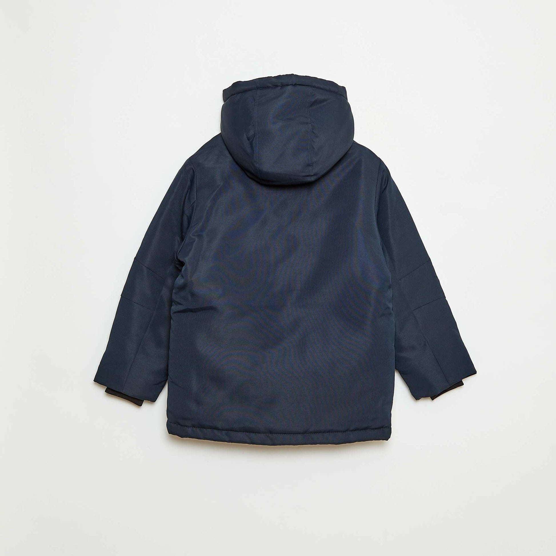 Water-Repellent Hooded Parka BLUE