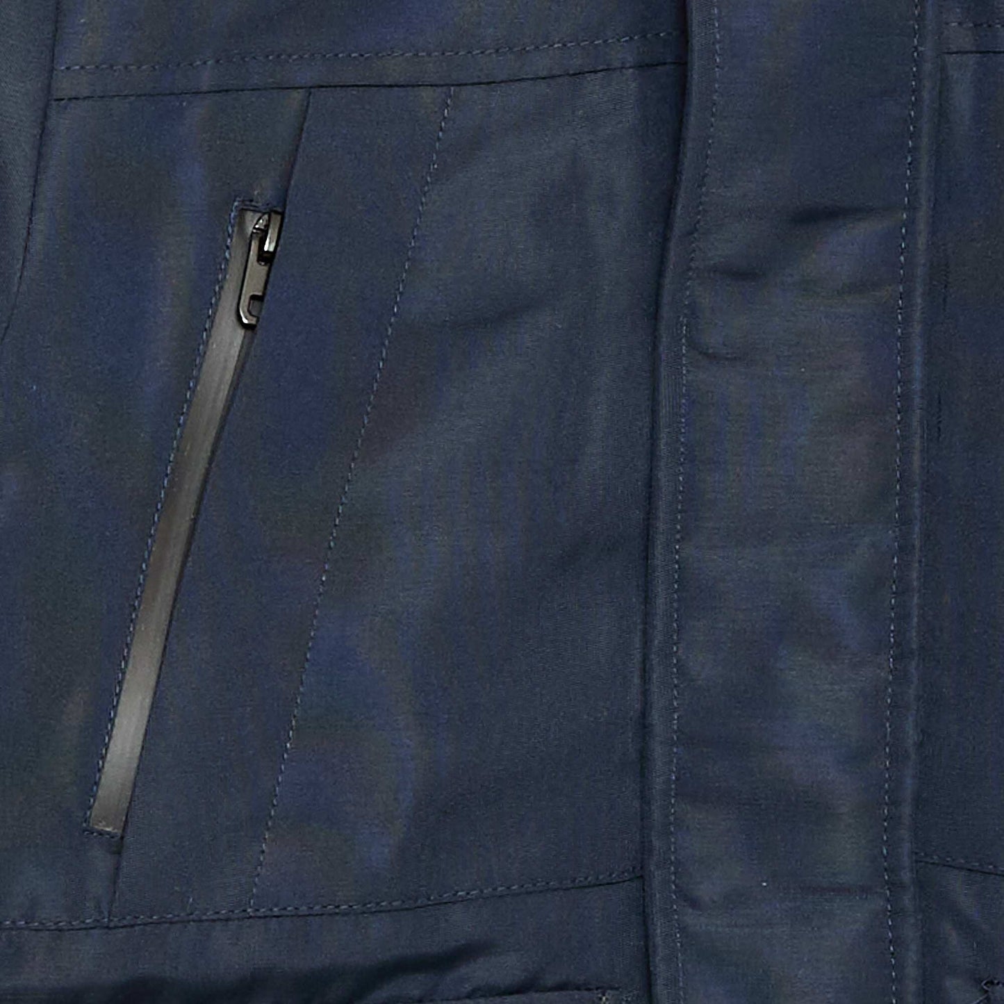 Water-Repellent Hooded Parka BLUE
