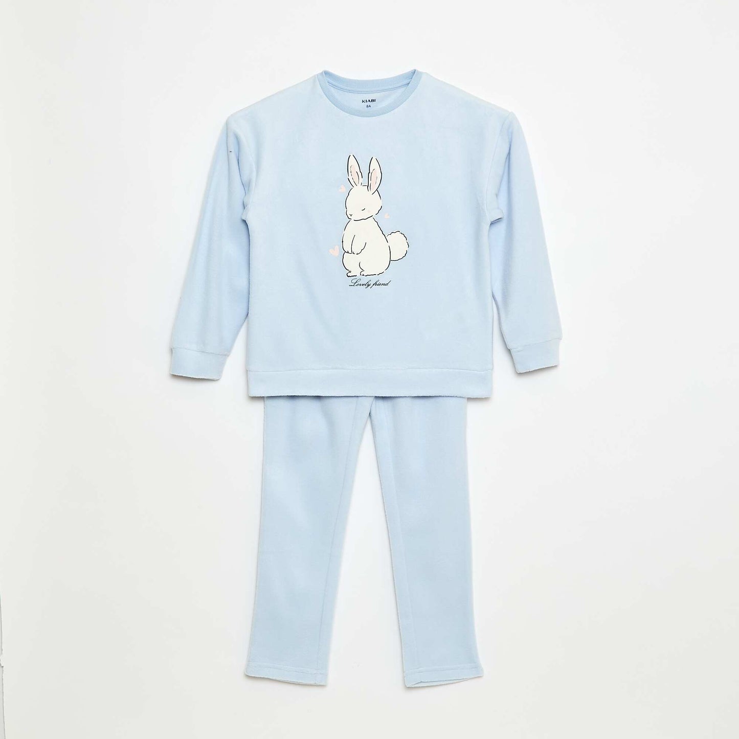 Patterned Pyjama Top BLUE
