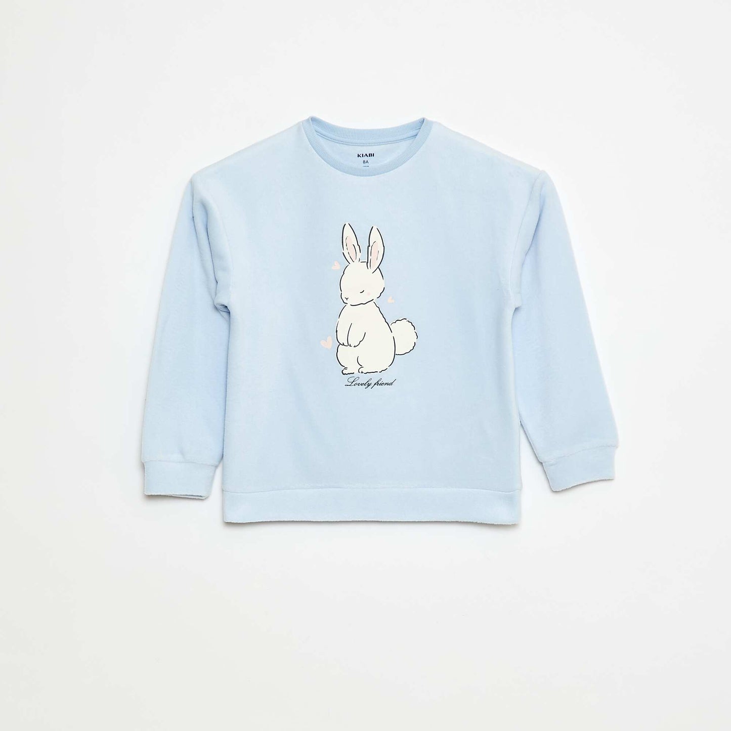 Patterned Pyjama Top BLUE