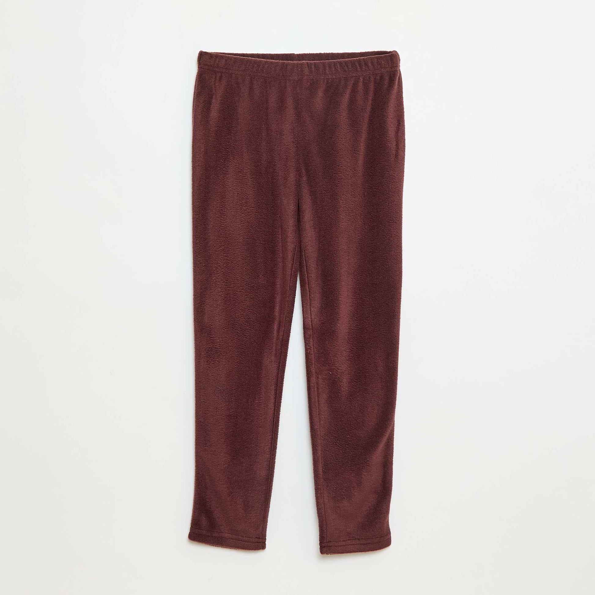 Printed Fleece Pajamas RED