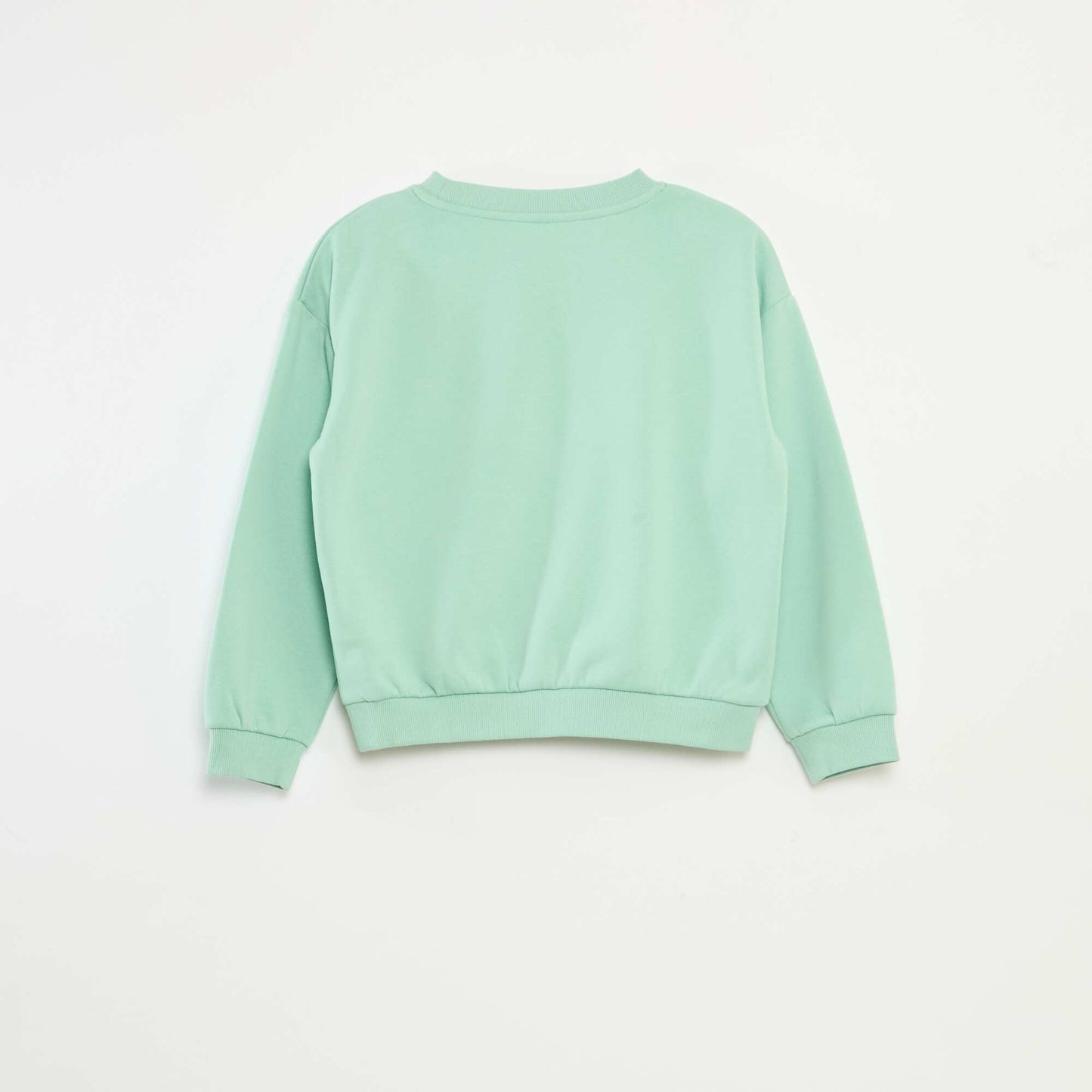 Long-sleeved sweatshirt with print GREEN
