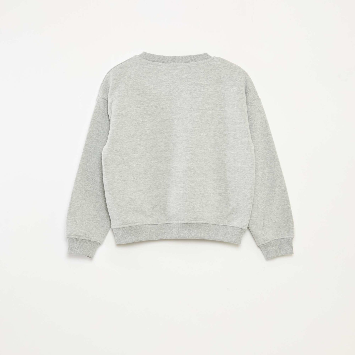 Printed loose-fit sweatshirt GREY
