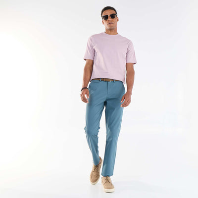 Twill Chino Trousers BLUE