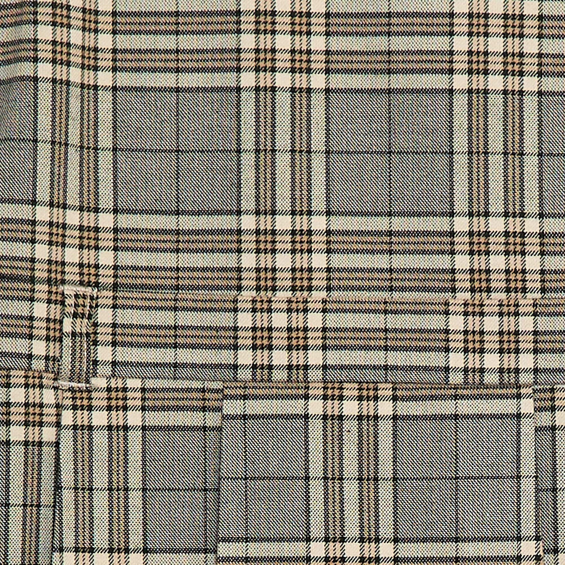 Mid-thigh Checkered Dress GREY