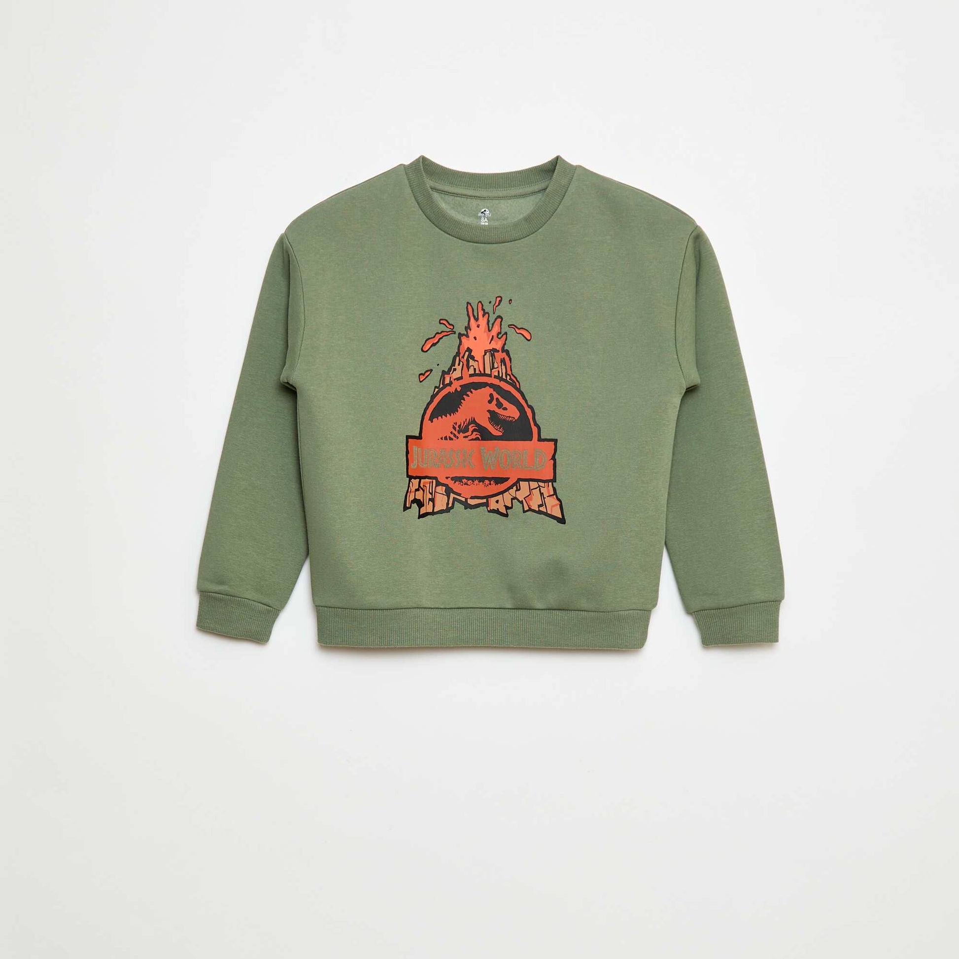 'Jurassic World' Crew Neck Sweatshirt GREEN