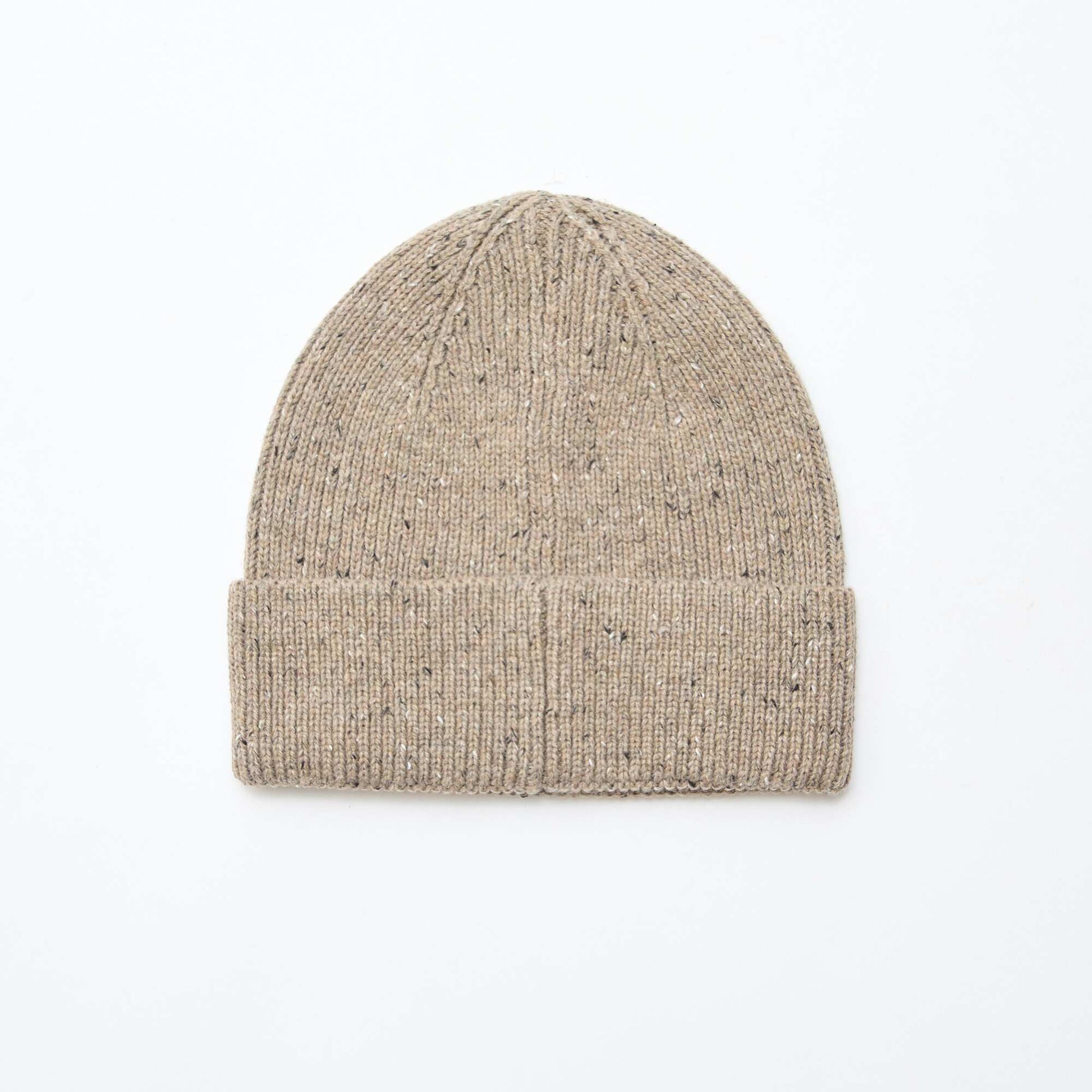 Fancy Knit Beanie BEIGE