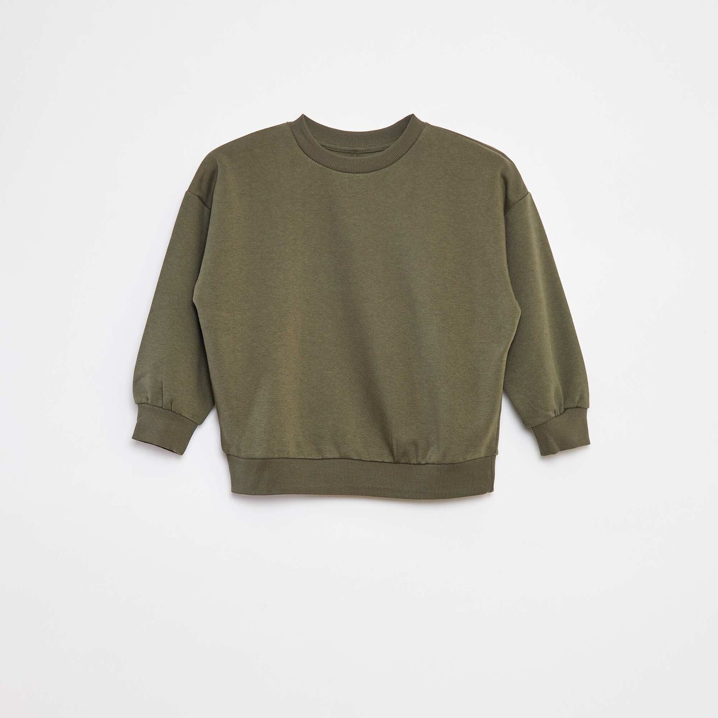 Set of 2 plain sweatshirts KHAKI