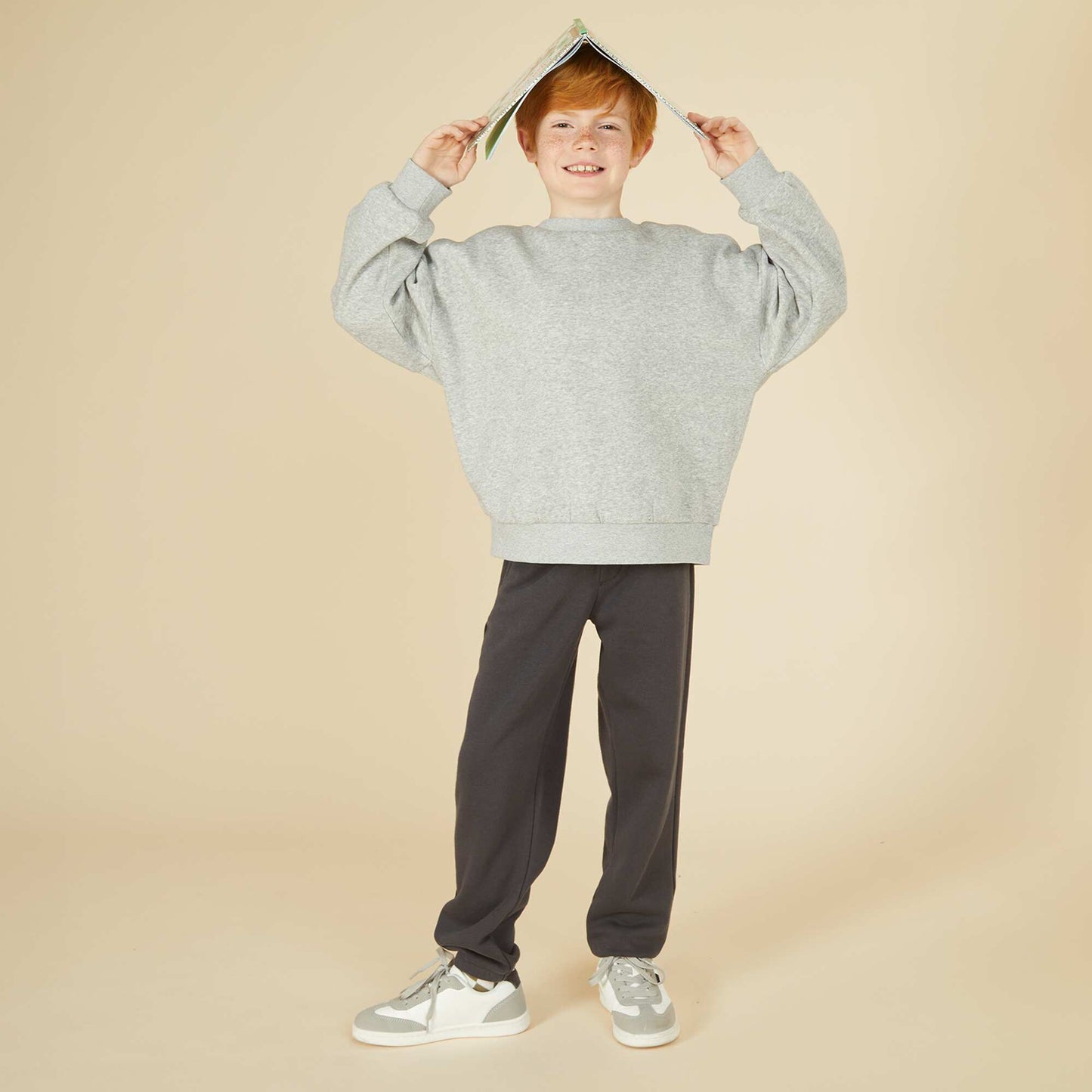 Set of 2 plain sweatshirts GREY