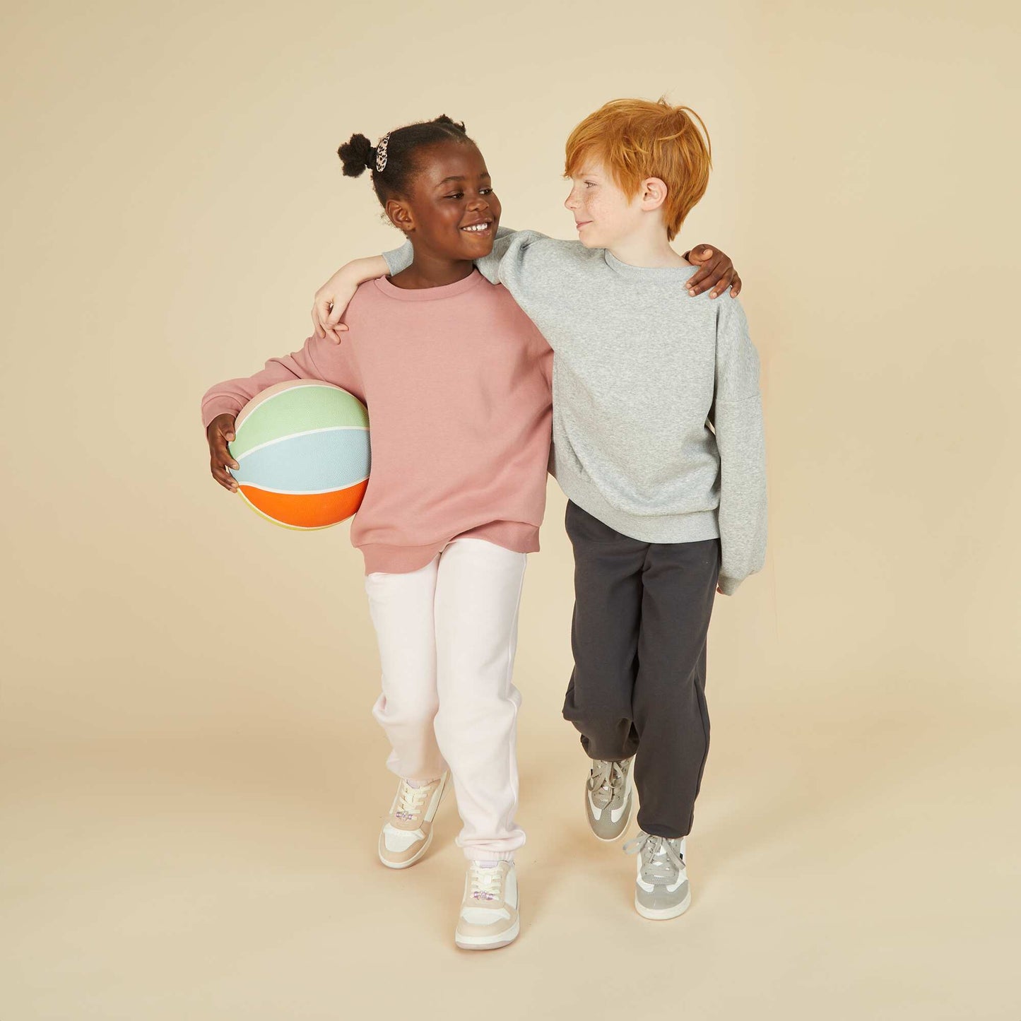 Set of 2 plain sweatshirts GREY