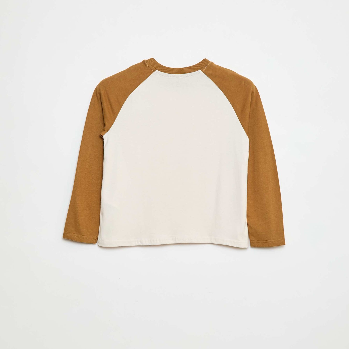 Raglan-sleeved T-shirt YELLOW