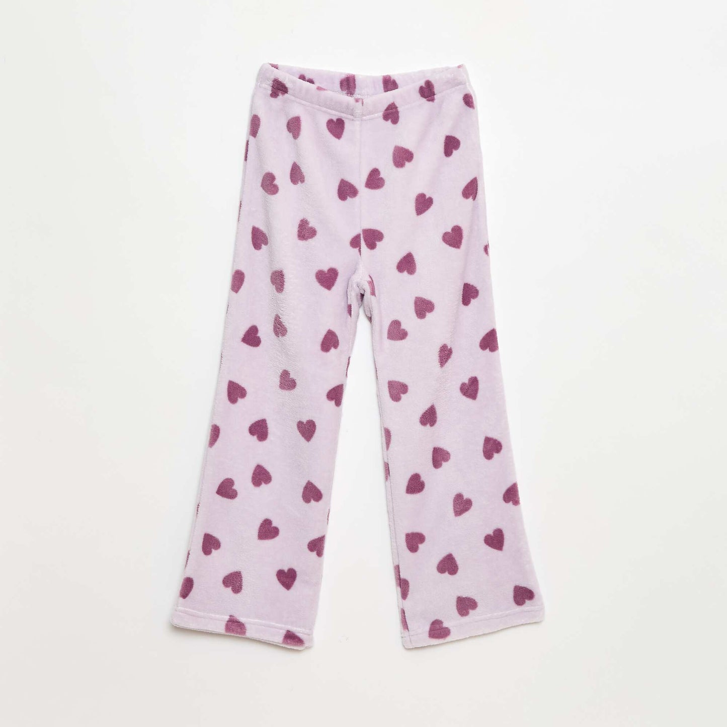 Disney 'Stitch' Fleece Long Pajama Set - 2 Piece PURPLE