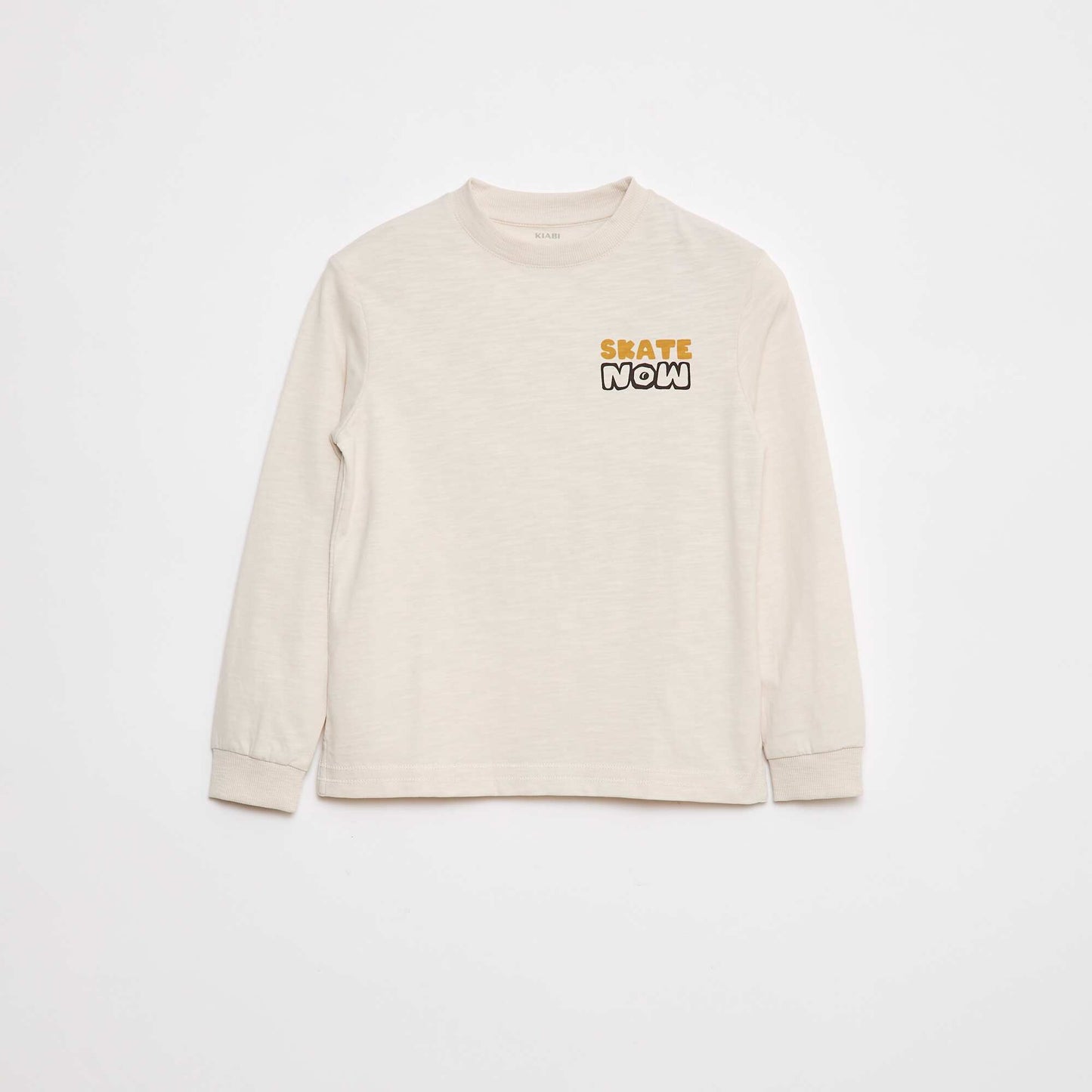 Loose Skate Print T-Shirt WHITE