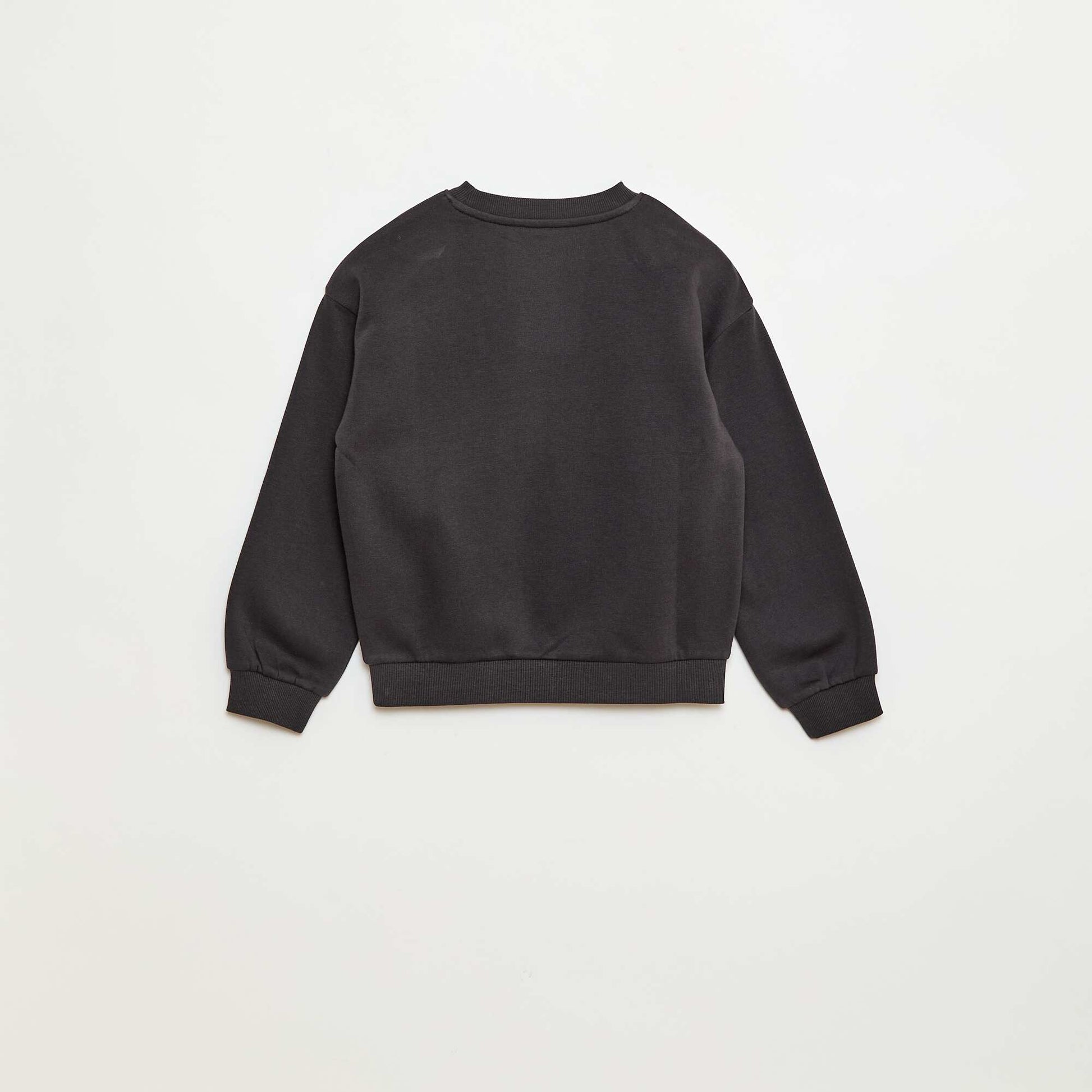 Sweatshirt with satin bow BLACK