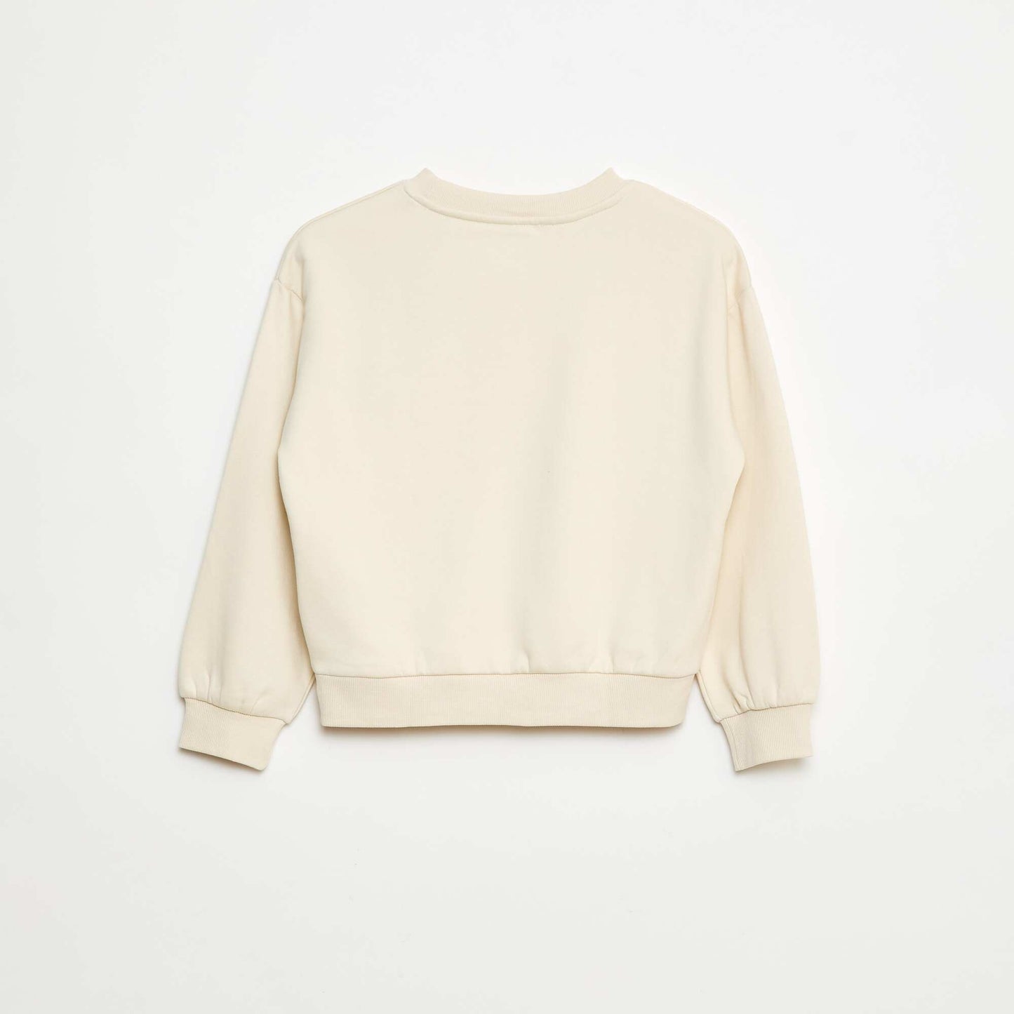 Sweatshirt with satin bow WHITE