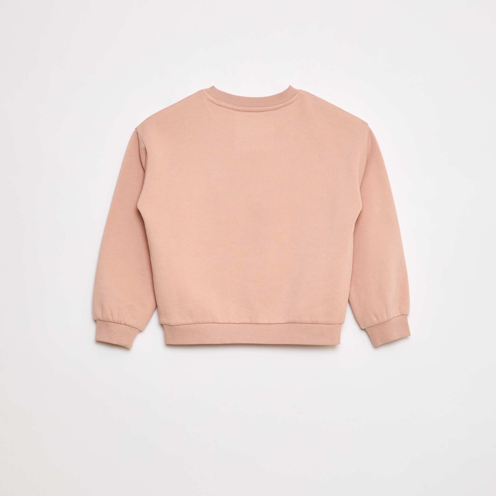 Sweatshirt with satin bow PINK