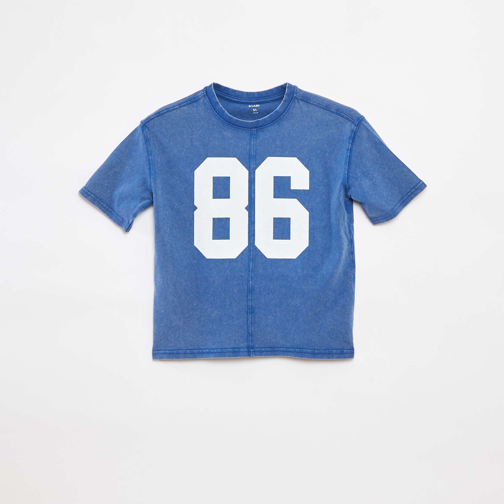 Oversized short-sleeved T-shirt BLUE
