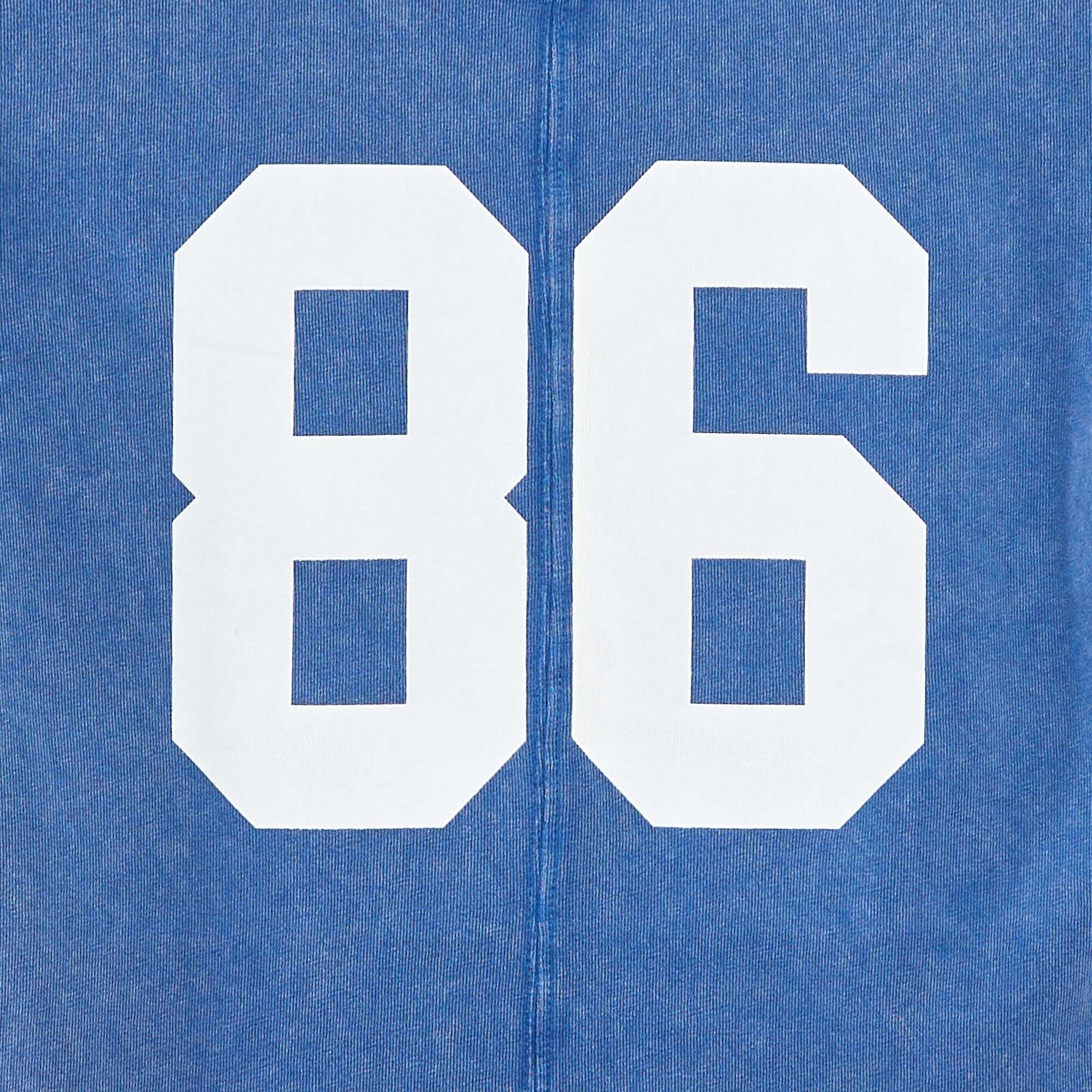 Oversized short-sleeved T-shirt BLUE
