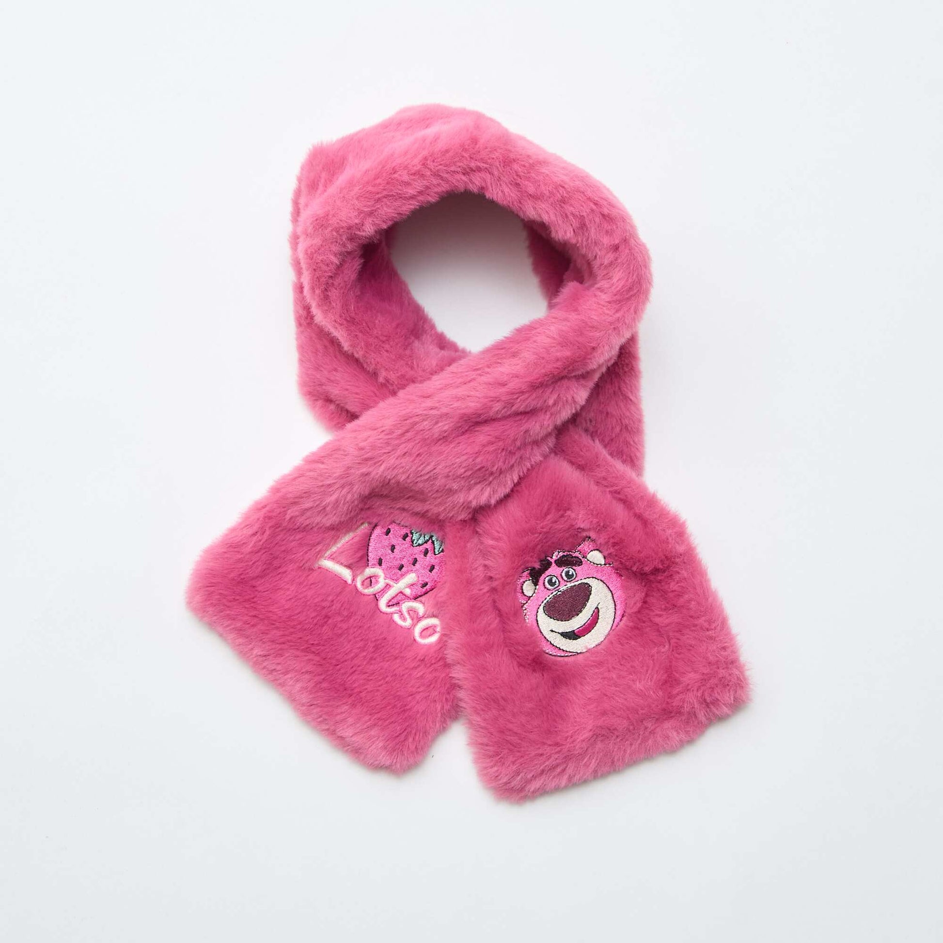 Plush Knit 'Lotso' Scarf 'Toy Story' PINK
