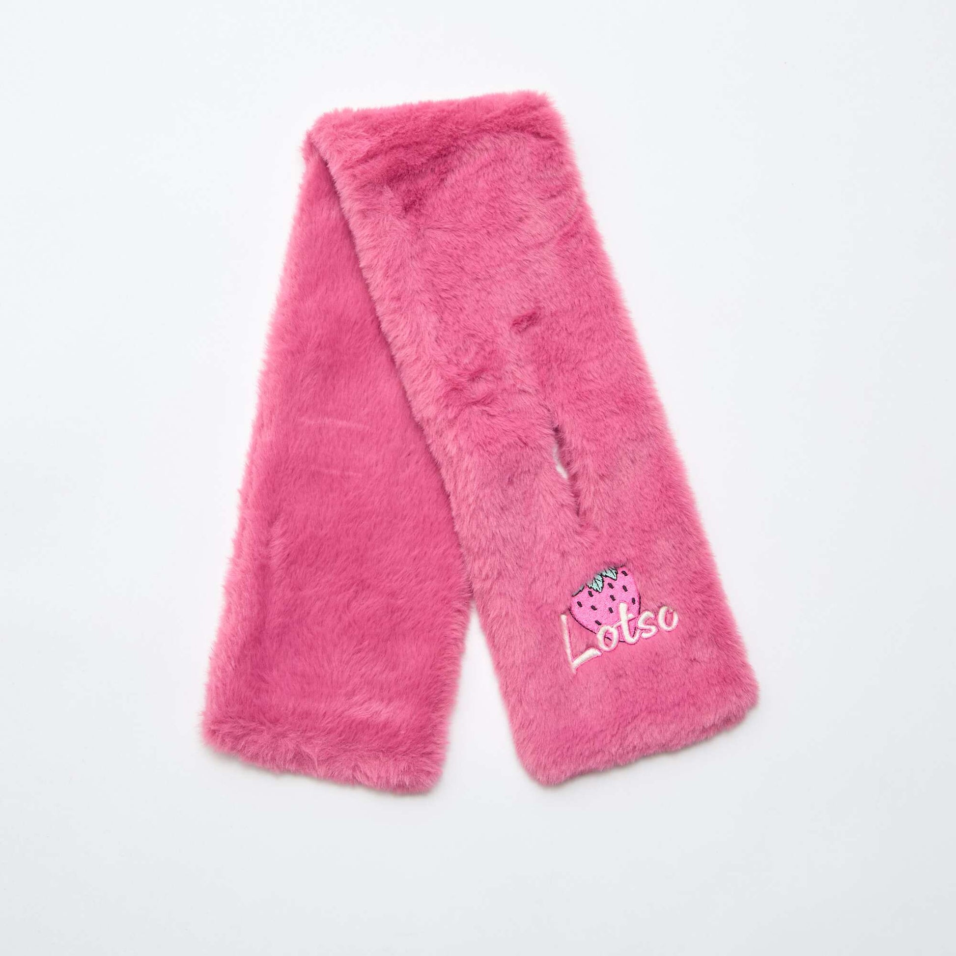 Plush Knit 'Lotso' Scarf 'Toy Story' PINK