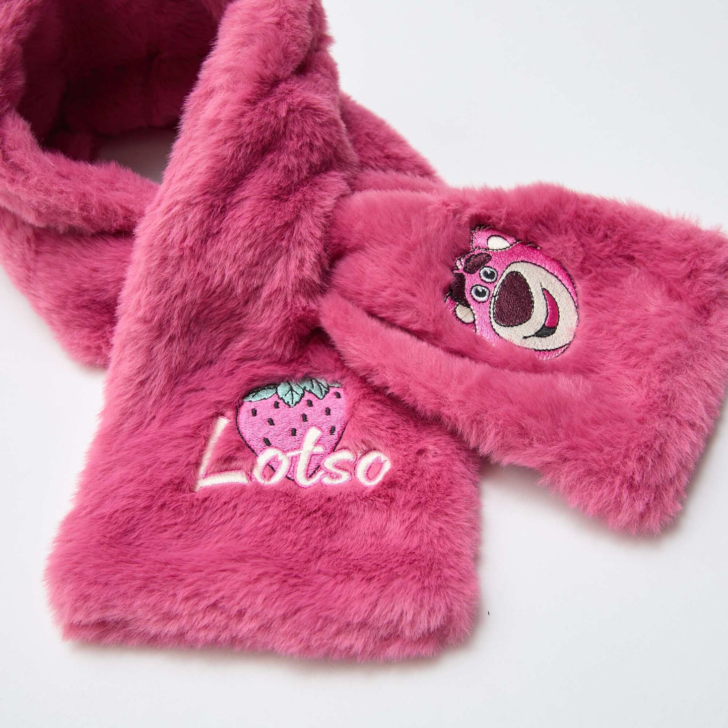 Plush Knit 'Lotso' Scarf 'Toy Story' PINK