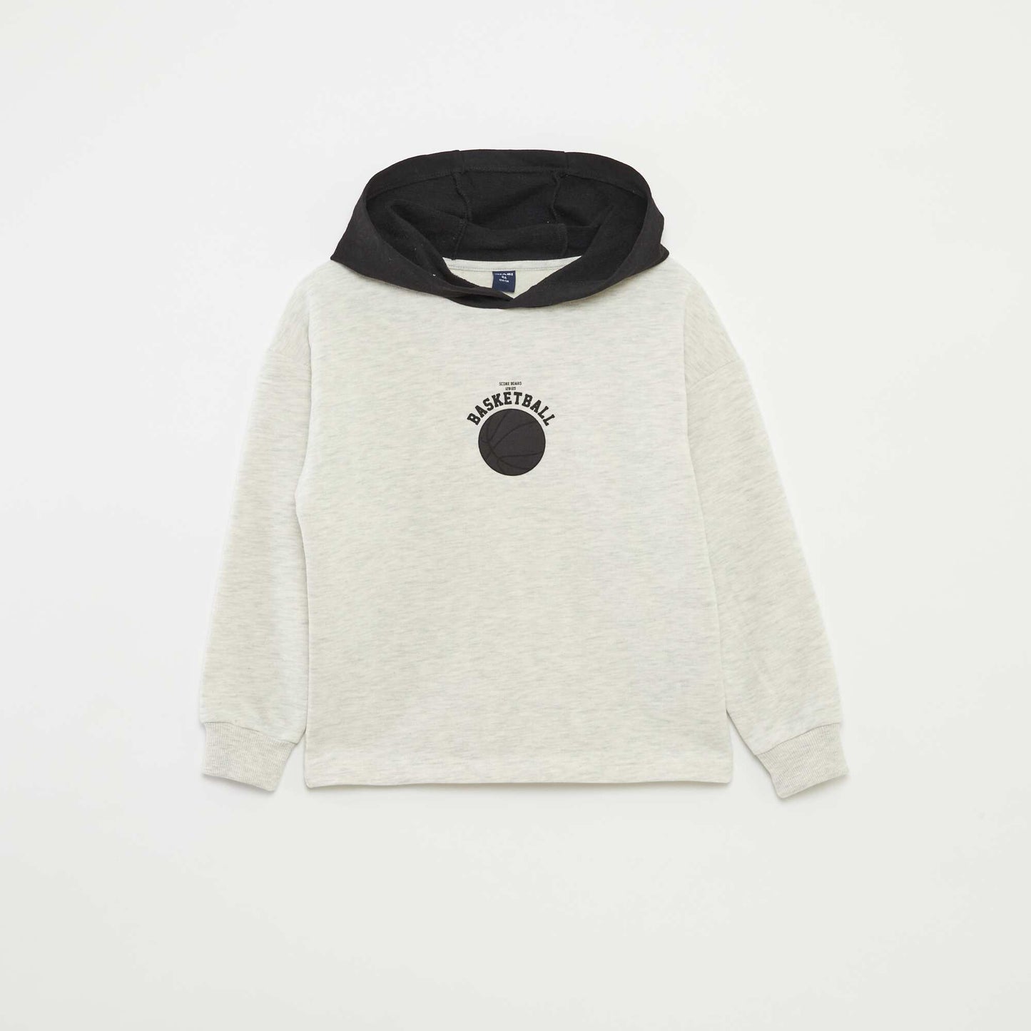 Lightweight sweatshirt fabric hoodie + shorts set - 2-piece set GREY