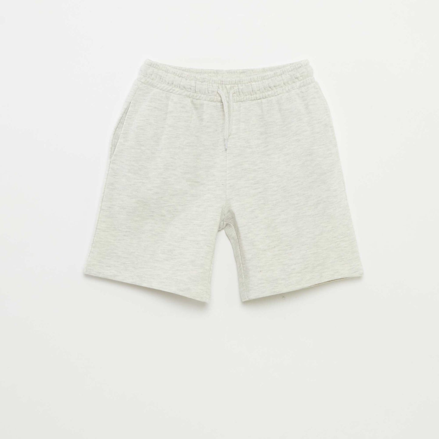 Lightweight sweatshirt fabric hoodie + shorts set - 2-piece set GREY