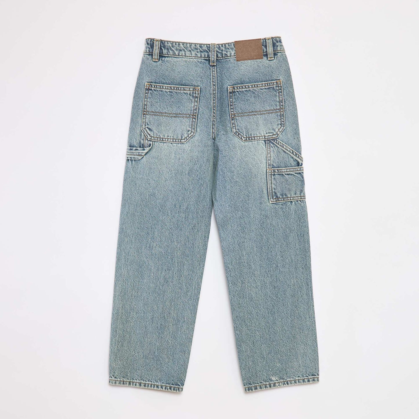 Relaxed-fit denim trousers BLUE