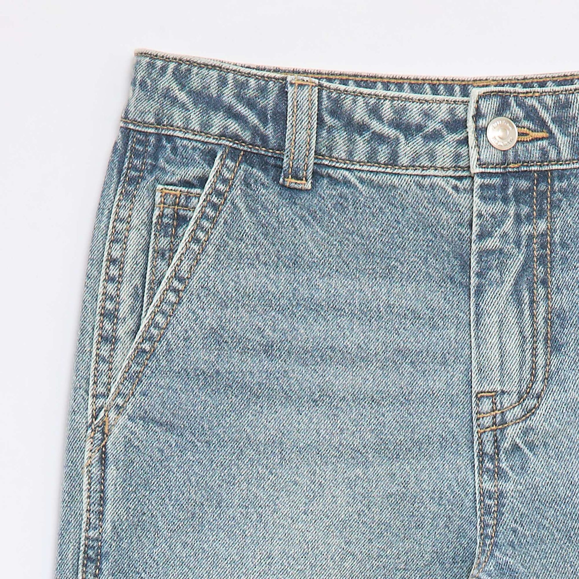 Relaxed-fit denim trousers BLUE