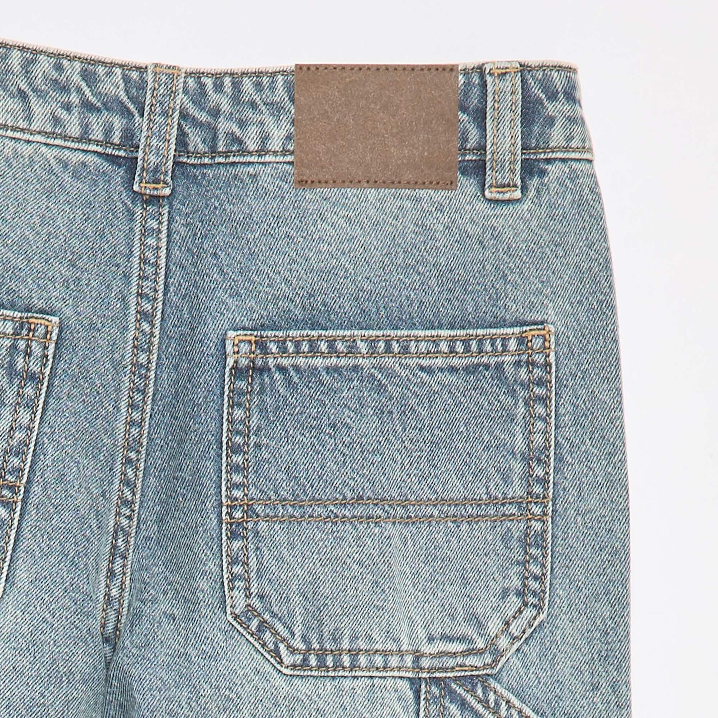 Relaxed-fit denim trousers BLUE
